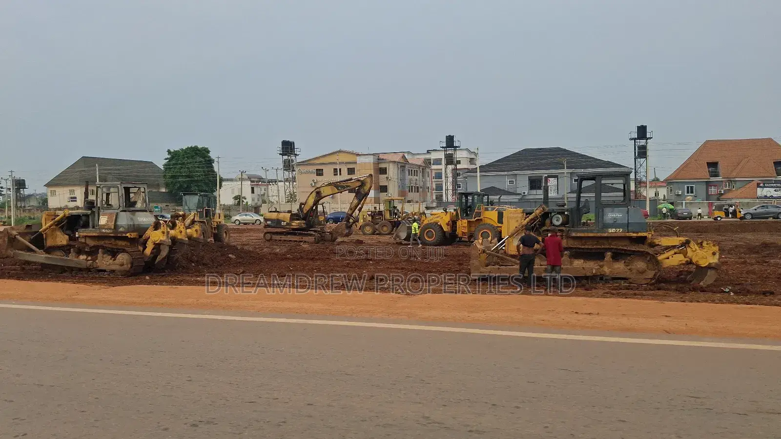 A Road Construction to an Fcda C of O Land at Apo Wassa in Wasa