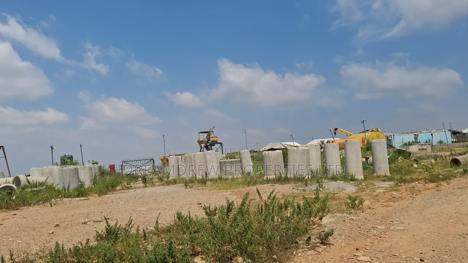 A Direct Fcda C of O Land With Construction Ongoing at Apo Wassa in Wasa