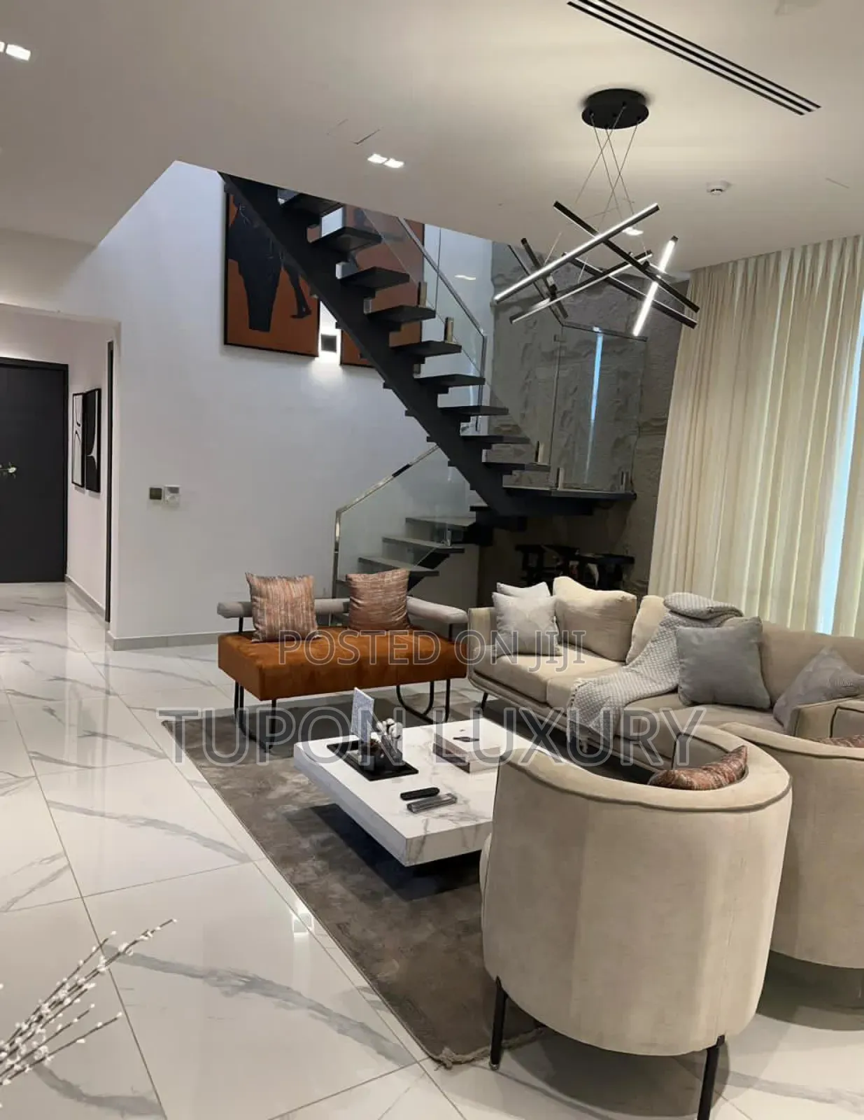 Luxury and Spacious 3 Bedroom Penthouse With Balconies, Pool and Gym in Lekki Phase 1