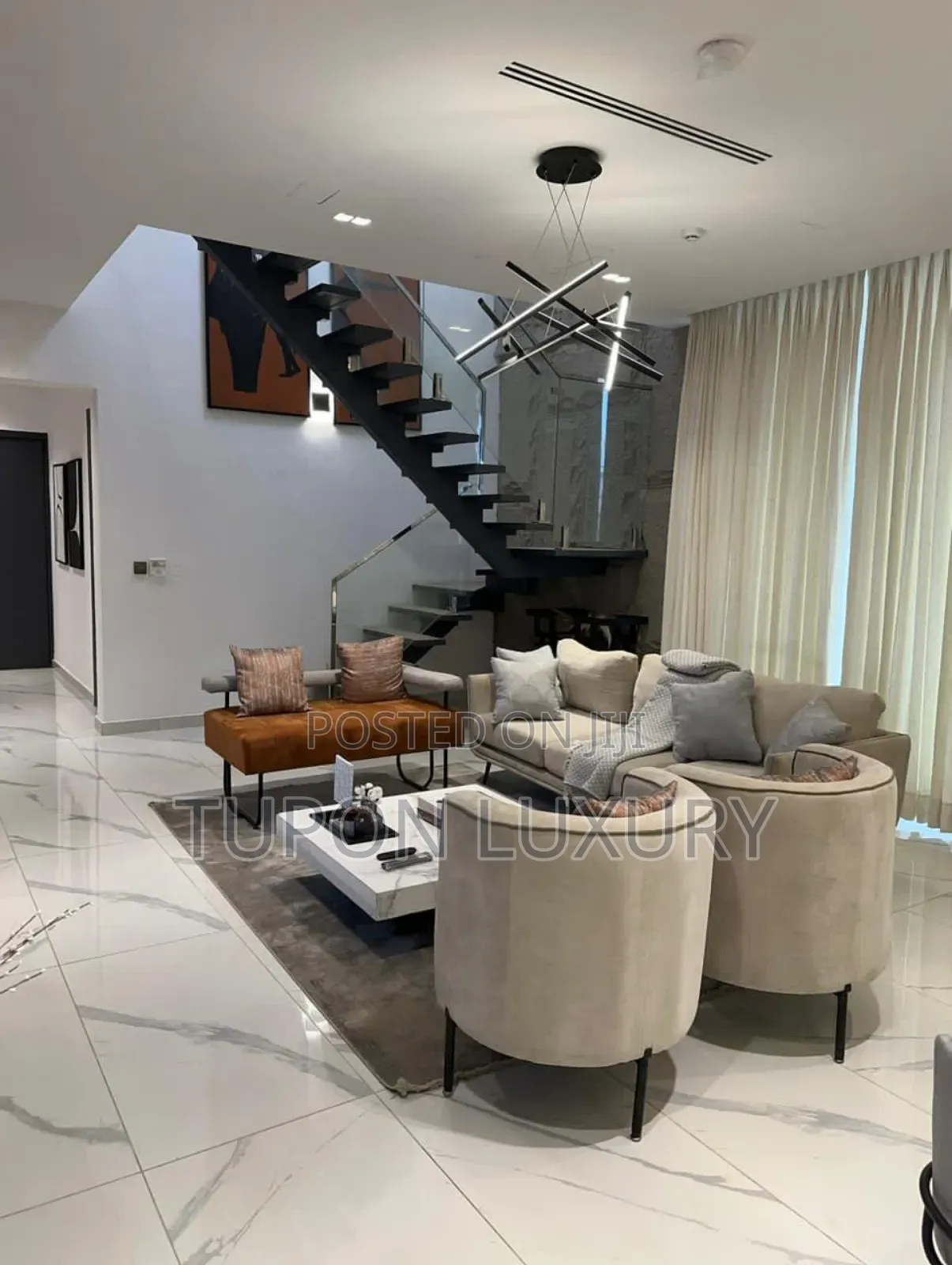 Luxury and Spacious 3 Bedroom Penthouse With Balconies, Pool and Gym in Lekki Phase 1