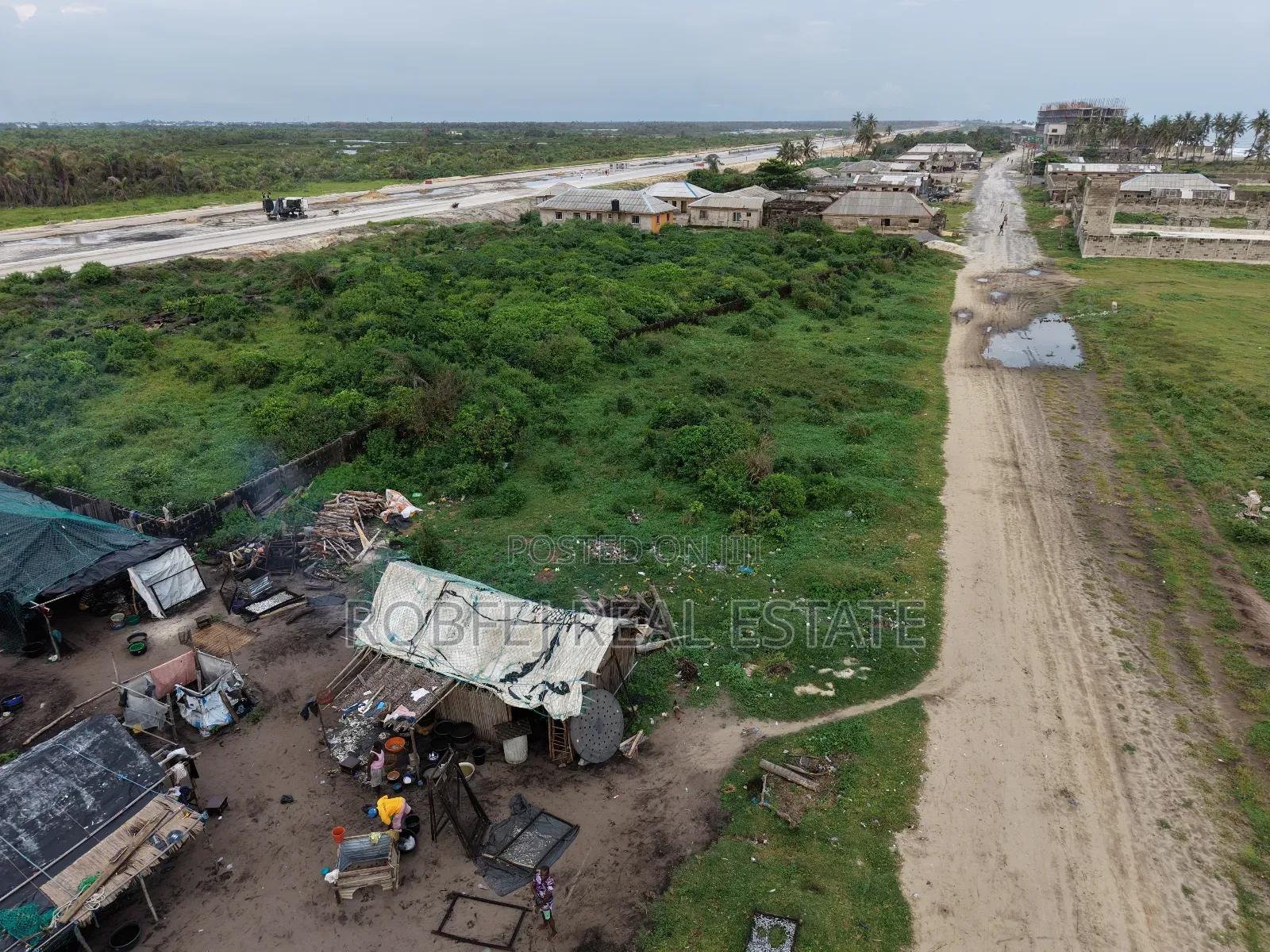 6 Plots Ocean View and Along Coastal Road in Abijo