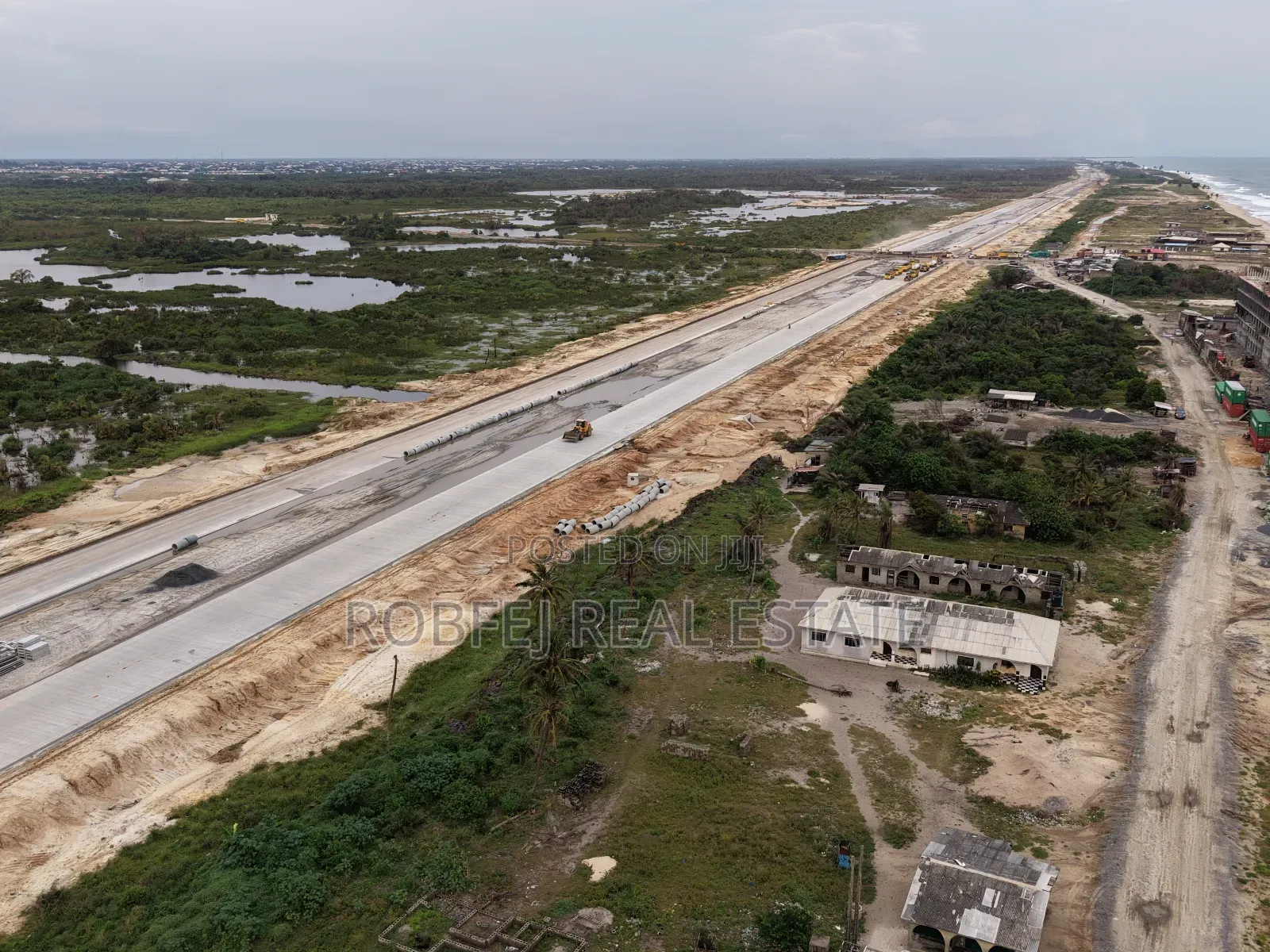 6 Plots Ocean View and Along Coastal Road in Abijo