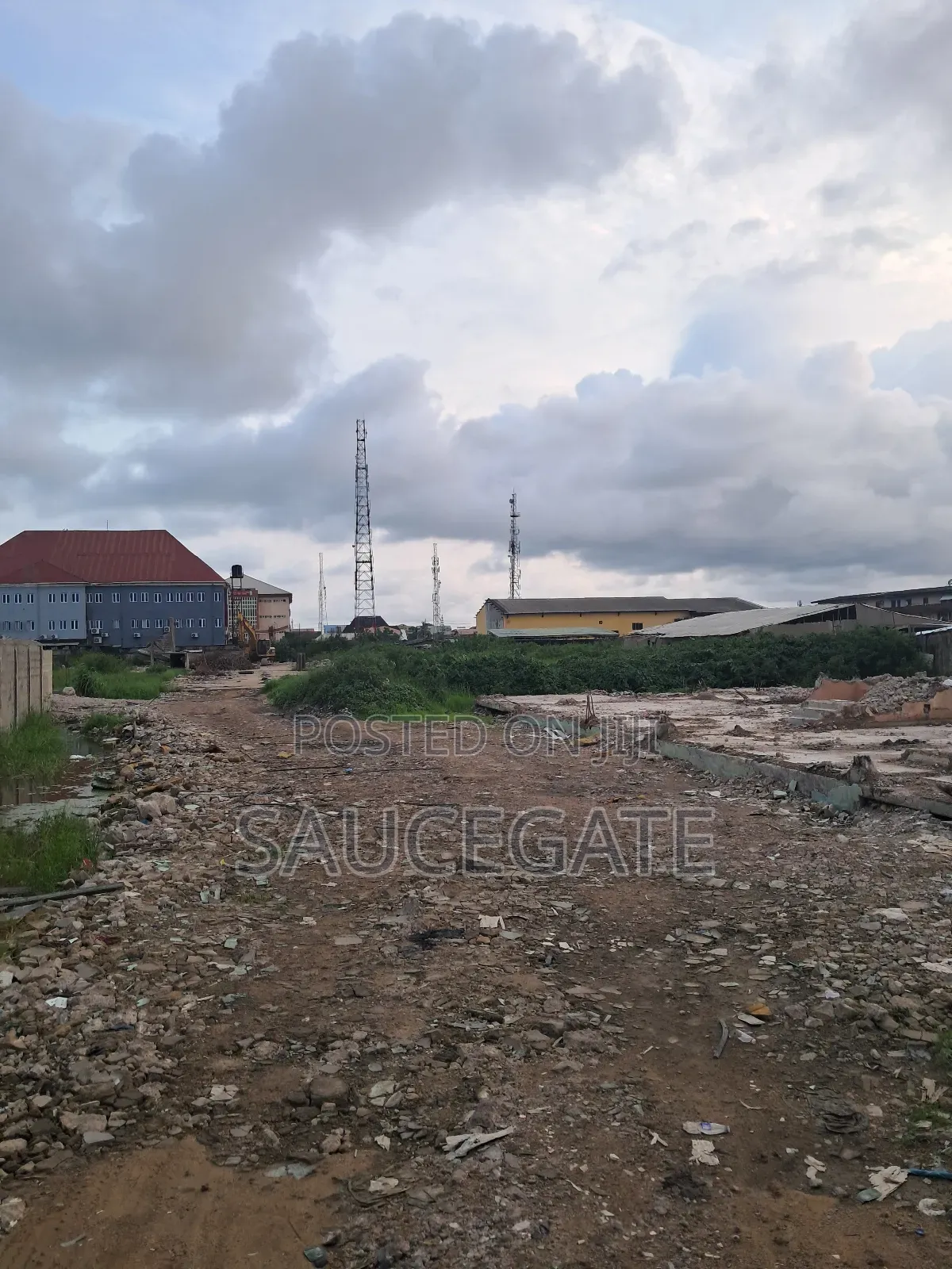 Dry Land on the Road Comercial at Satellite Abuleado C of O Survey in Satellite Town