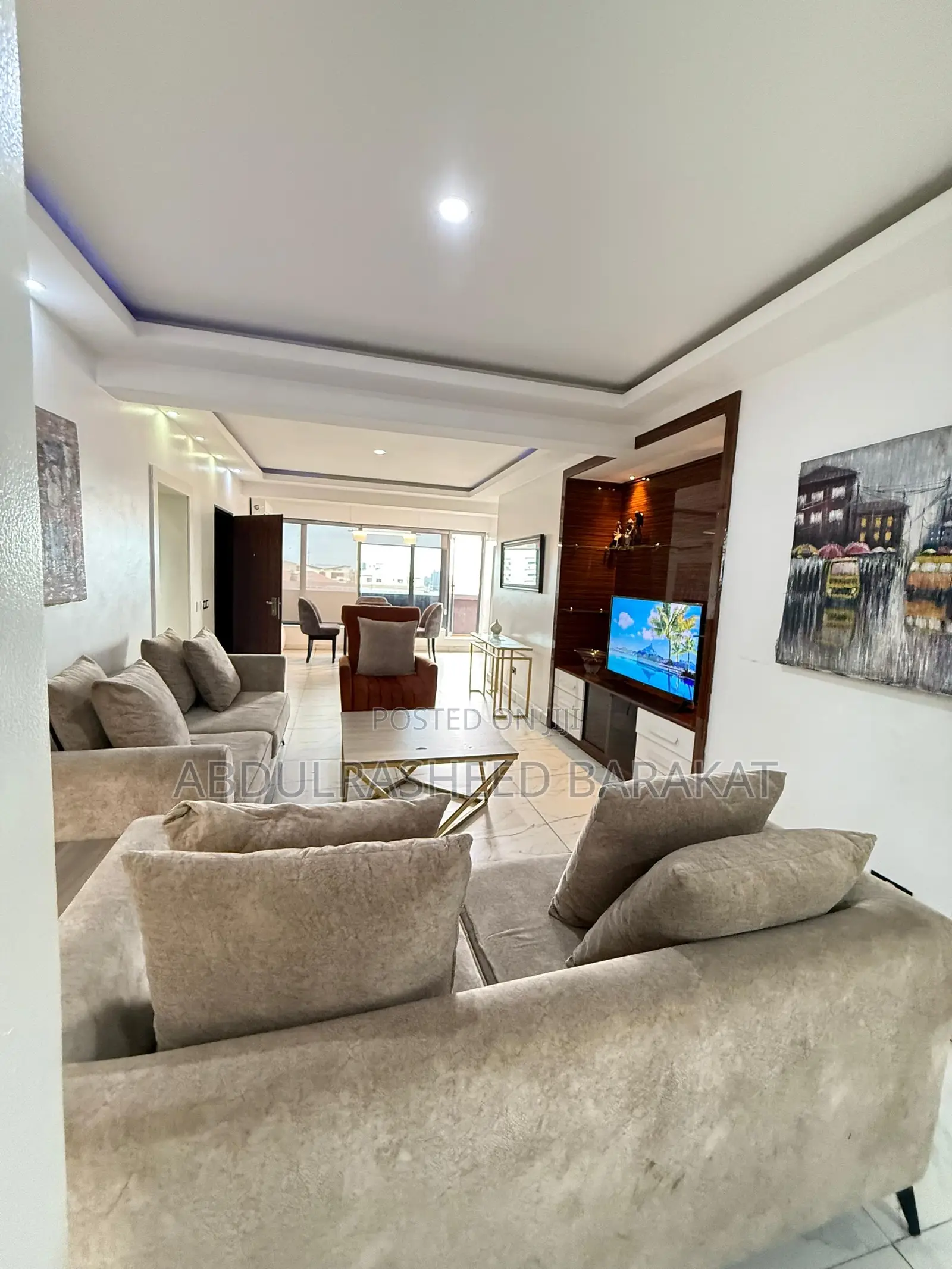 Luxury 2 Bedroom Penthouse With Gym Snooker Rooftop Lounge in Ikate