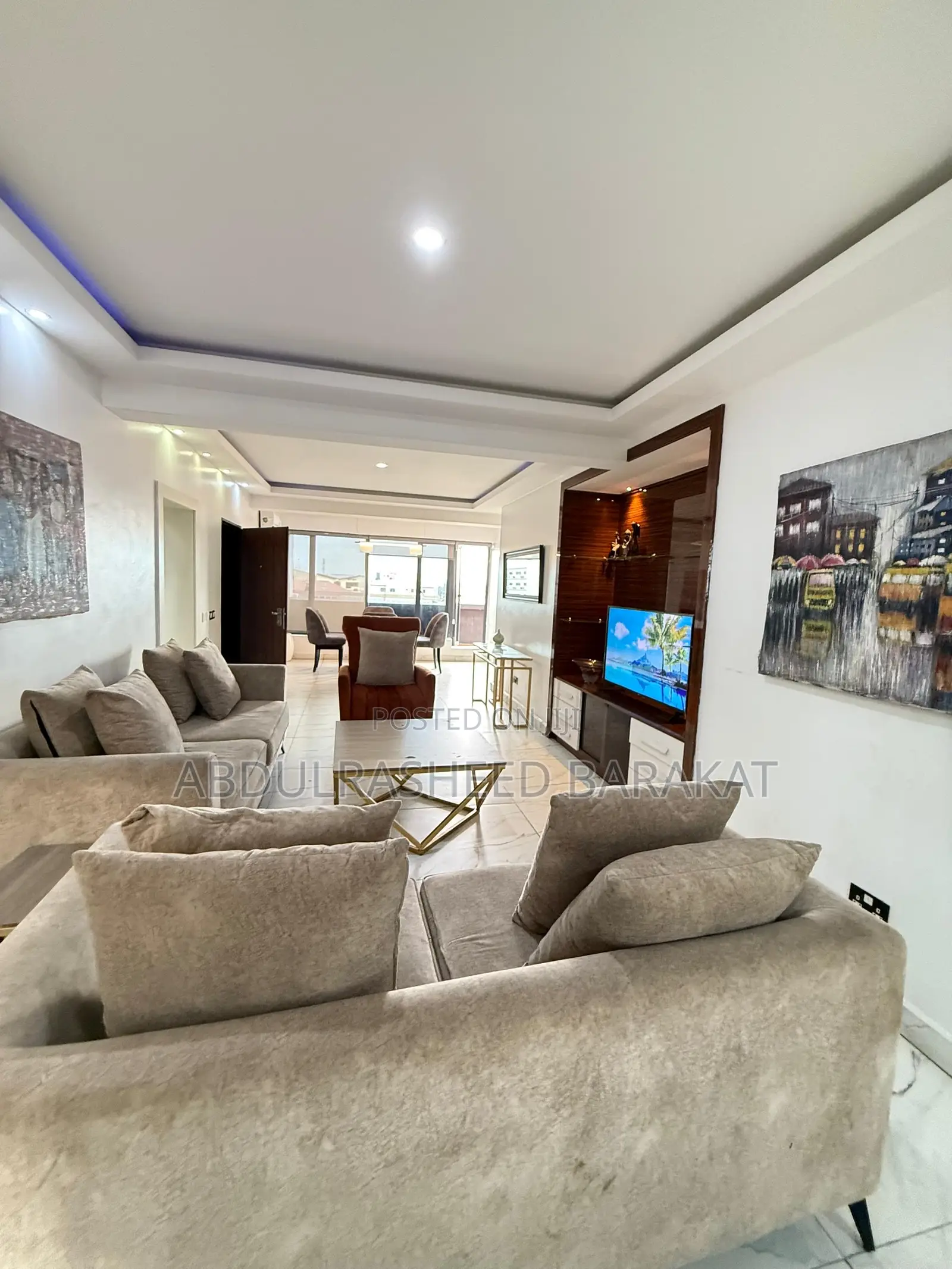 Luxury 2 Bedroom Penthouse With Gym Snooker Rooftop Lounge in Ikate