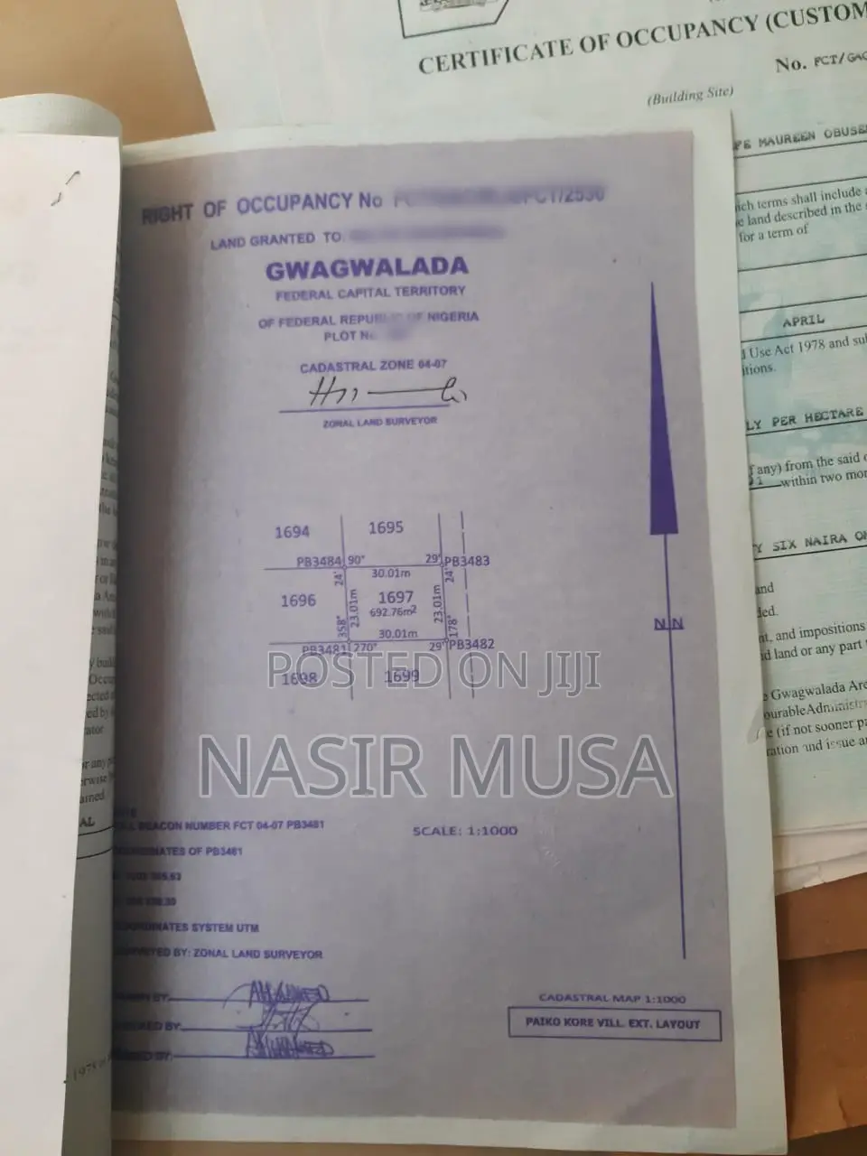 5 Units Plot of Land for Sale on Distress Sale in Gwagwalada
