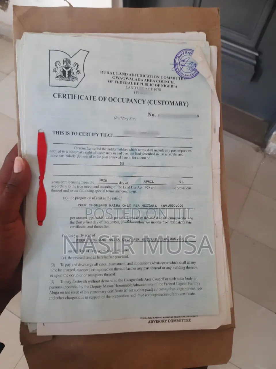 5 Units Plot of Land for Sale on Distress Sale in Gwagwalada