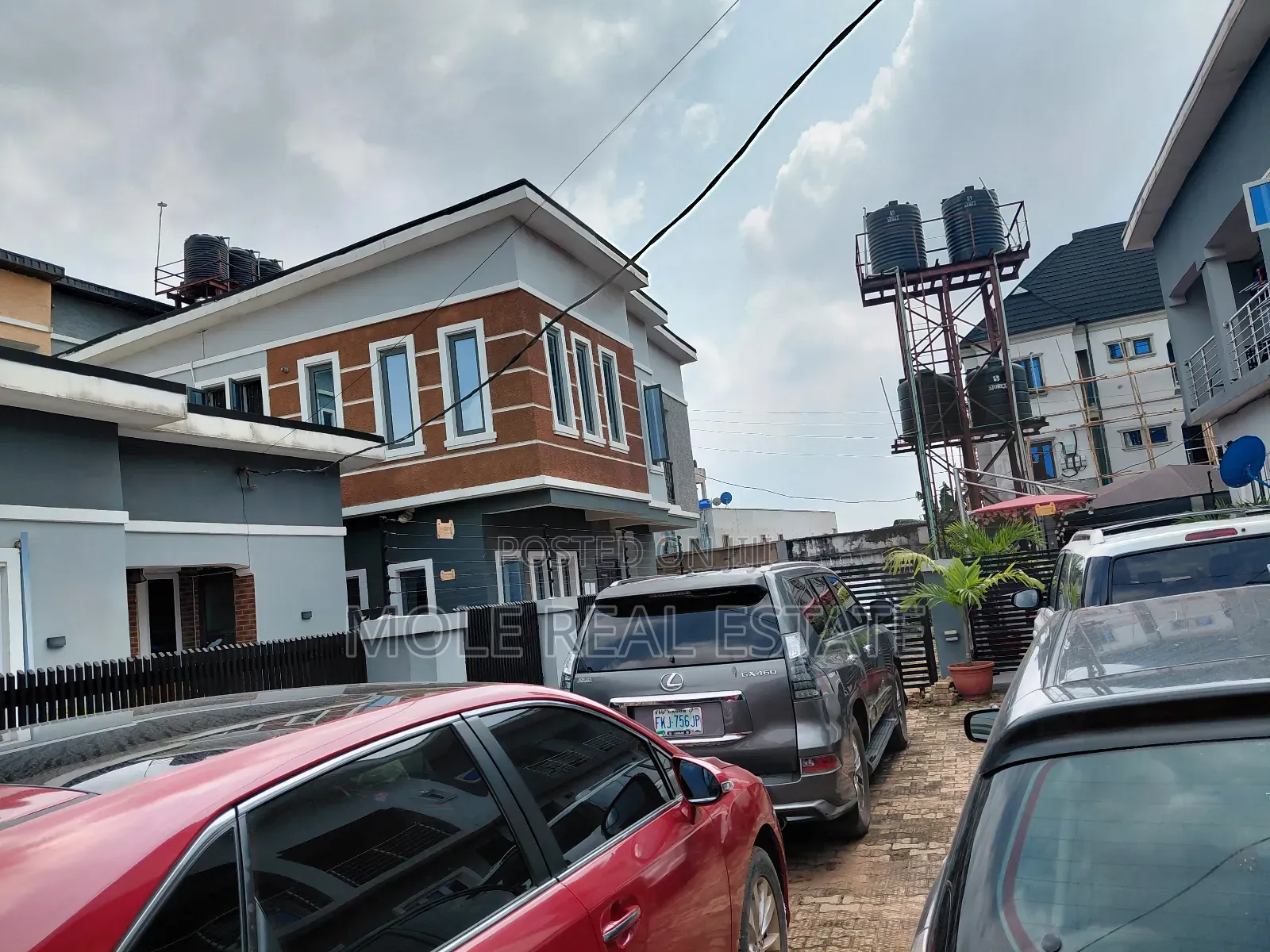 Furnished 3bdrm Block of Flats in New Castle Estate, Ipaja Road in Ipaja Road