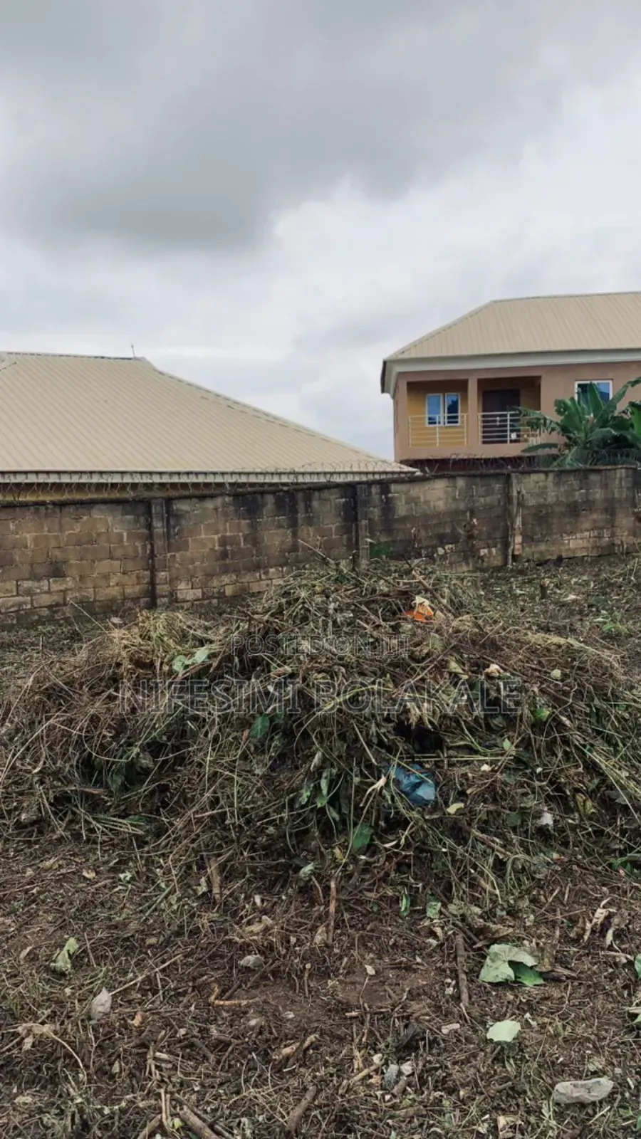 Standard Full Plot of Land Fenced at Ajinde, Ire Akari, Akala Express in Akala Express