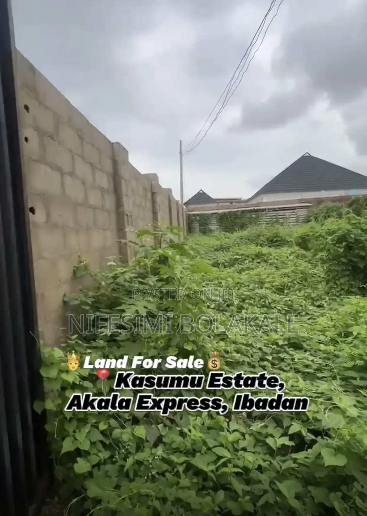 Fenced and Gated 512sqm of Land at Kasumu Estate, Akala Express in Akala Express