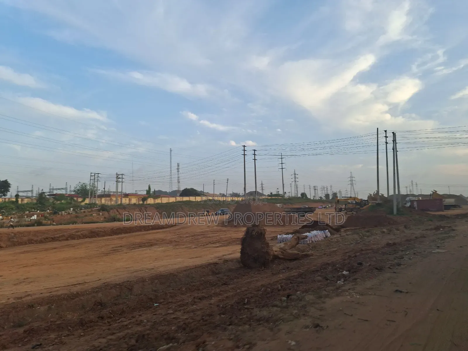 A Road Construction Ongoing at Apo District in Apo District