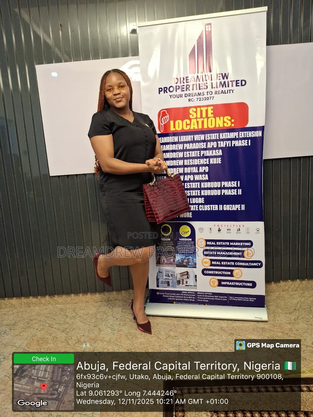Meet Jovial Chidinma of Dreamdrew Properties Ltd, Utako Abuja in Utako