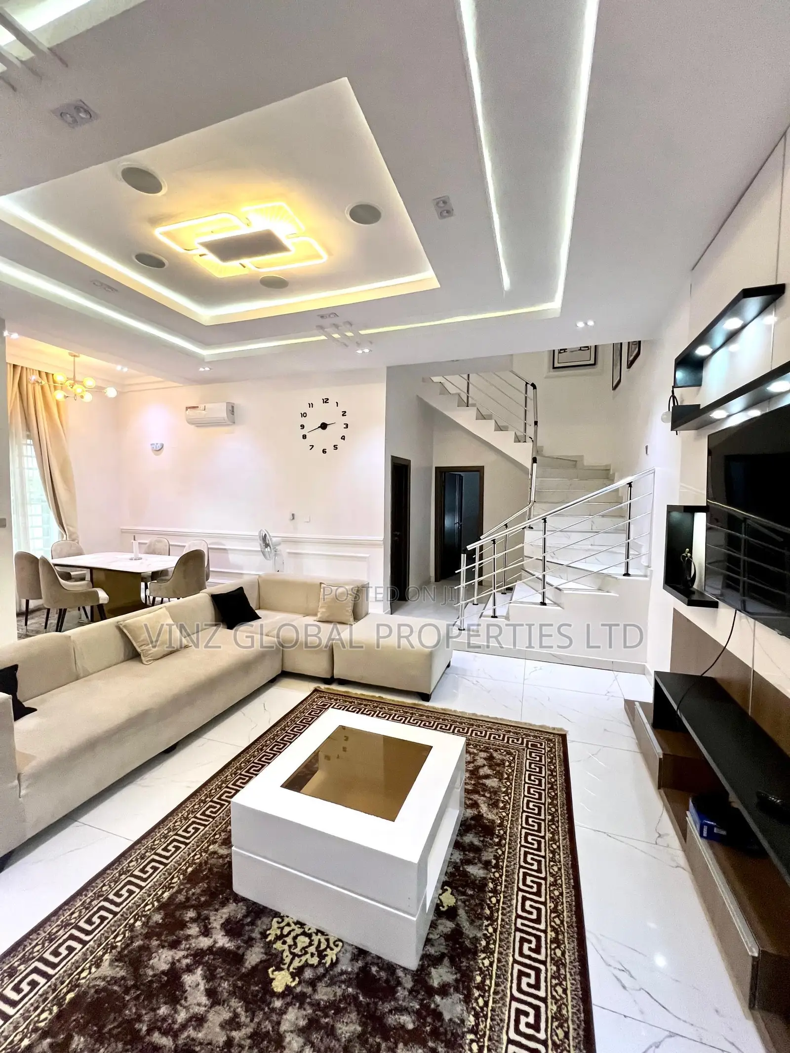 Privately Gated | 4 Bedroom Semi Detached With Snooker |Fully Serviced in Lekki