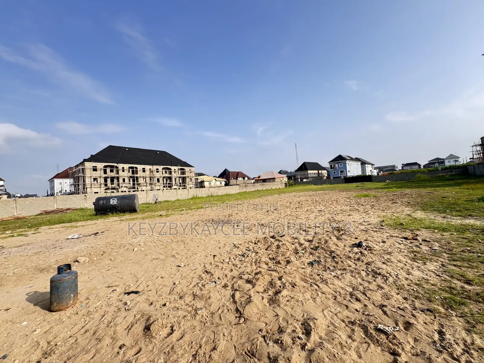 This Is an Absolute Suitable Fenced Land for Any Purpose. in Ago Palace