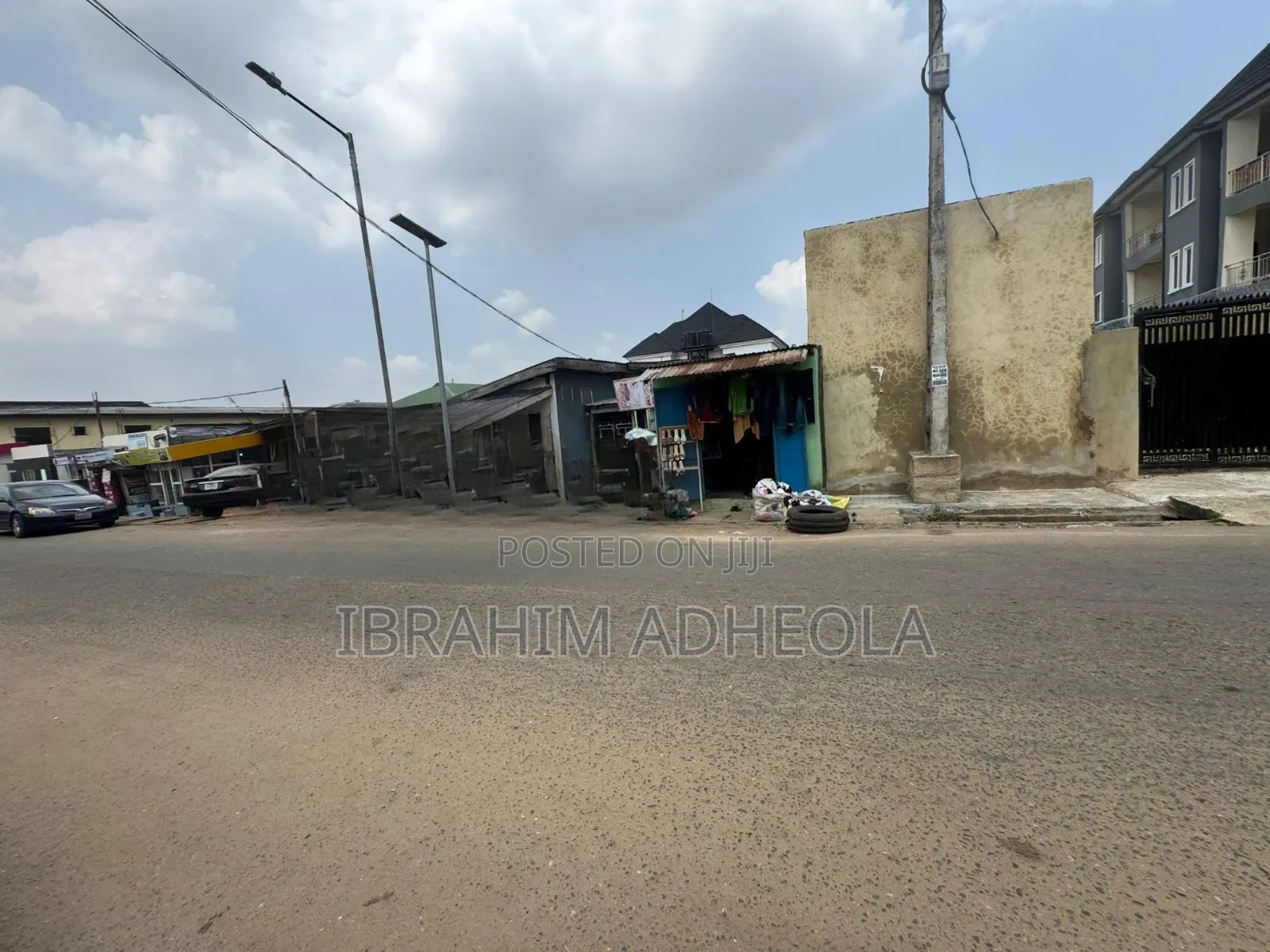 Land Measuring 420sqm Facing the Road Suitable for Both in Ojodu