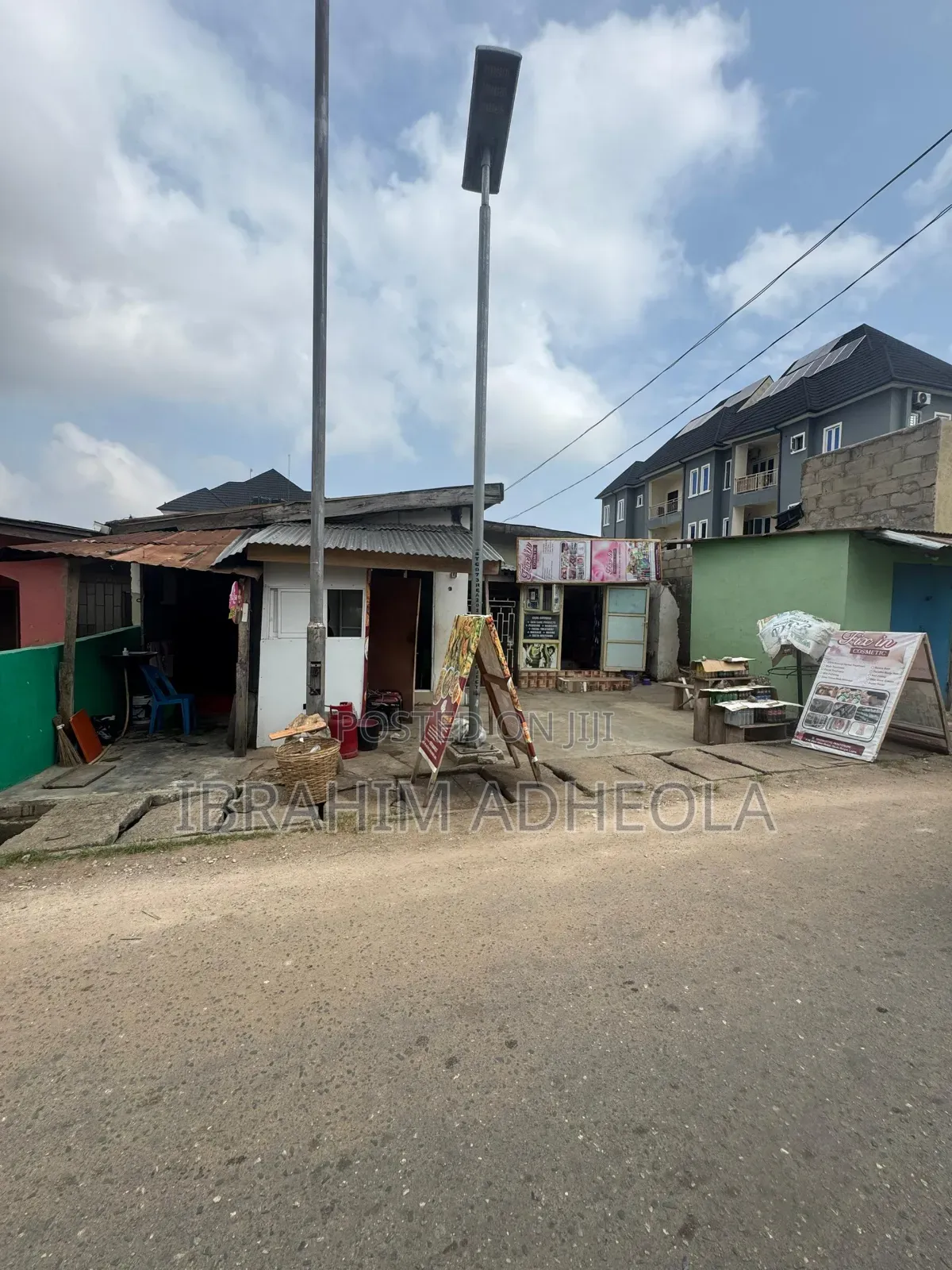 Land Measuring 420sqm Facing the Road Suitable for Both in Ojodu