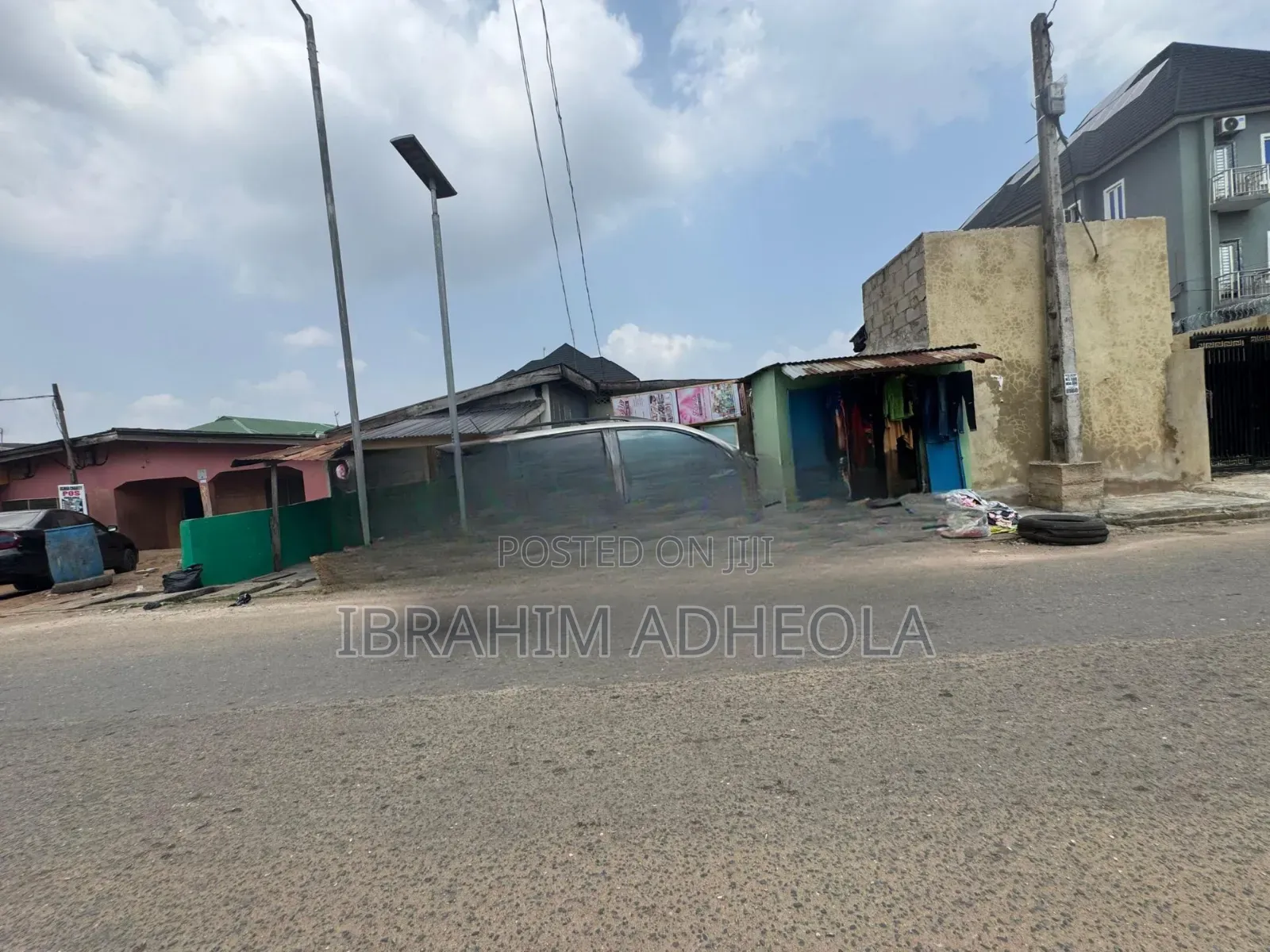 Land Measuring 420sqm Facing the Road Suitable for Both in Ojodu