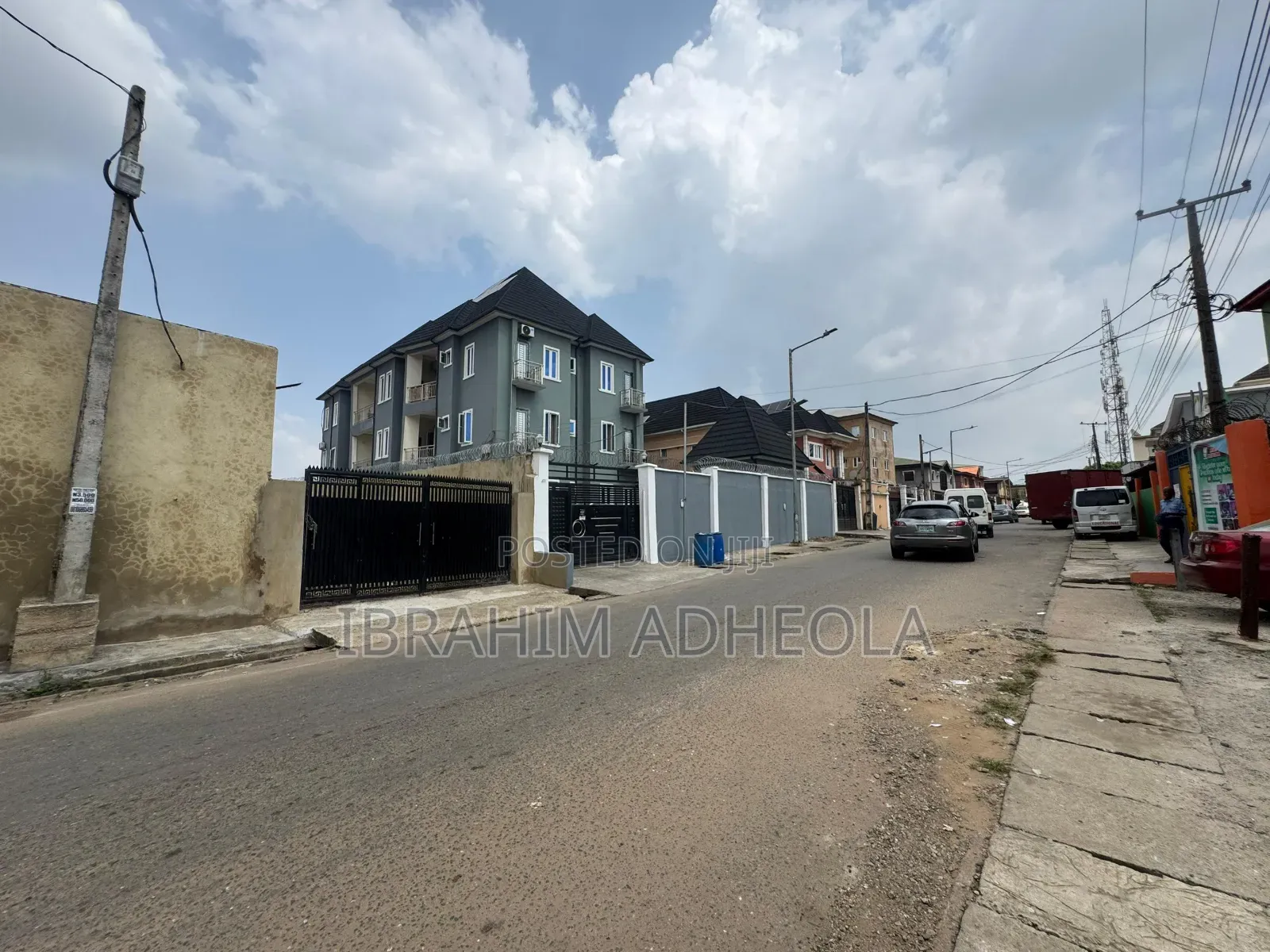 Land Measuring 420sqm Facing the Road Suitable for Both in Ojodu