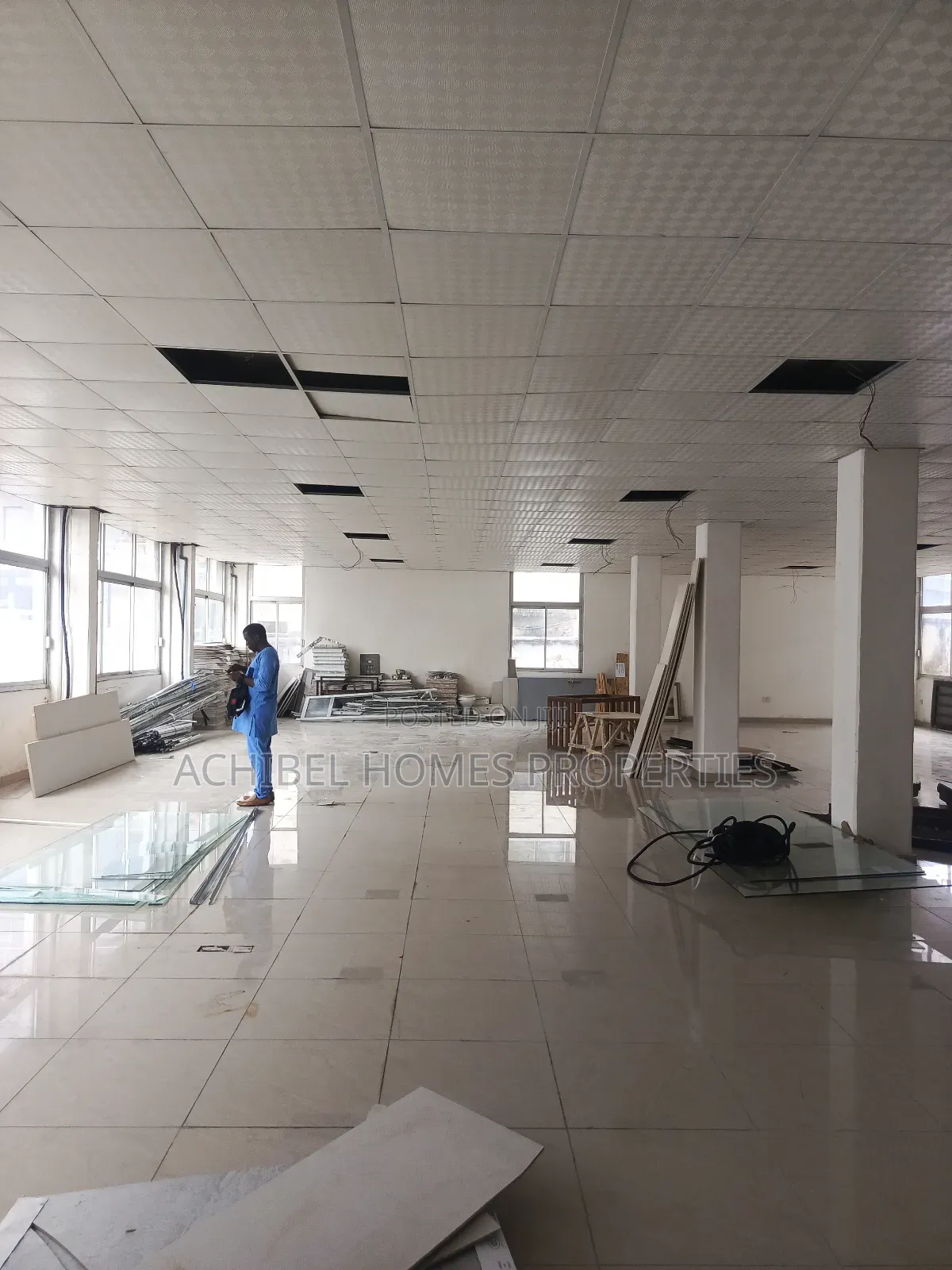 A 300 Square Meter Open Office Space in Victoria Island in Idowu Taylor