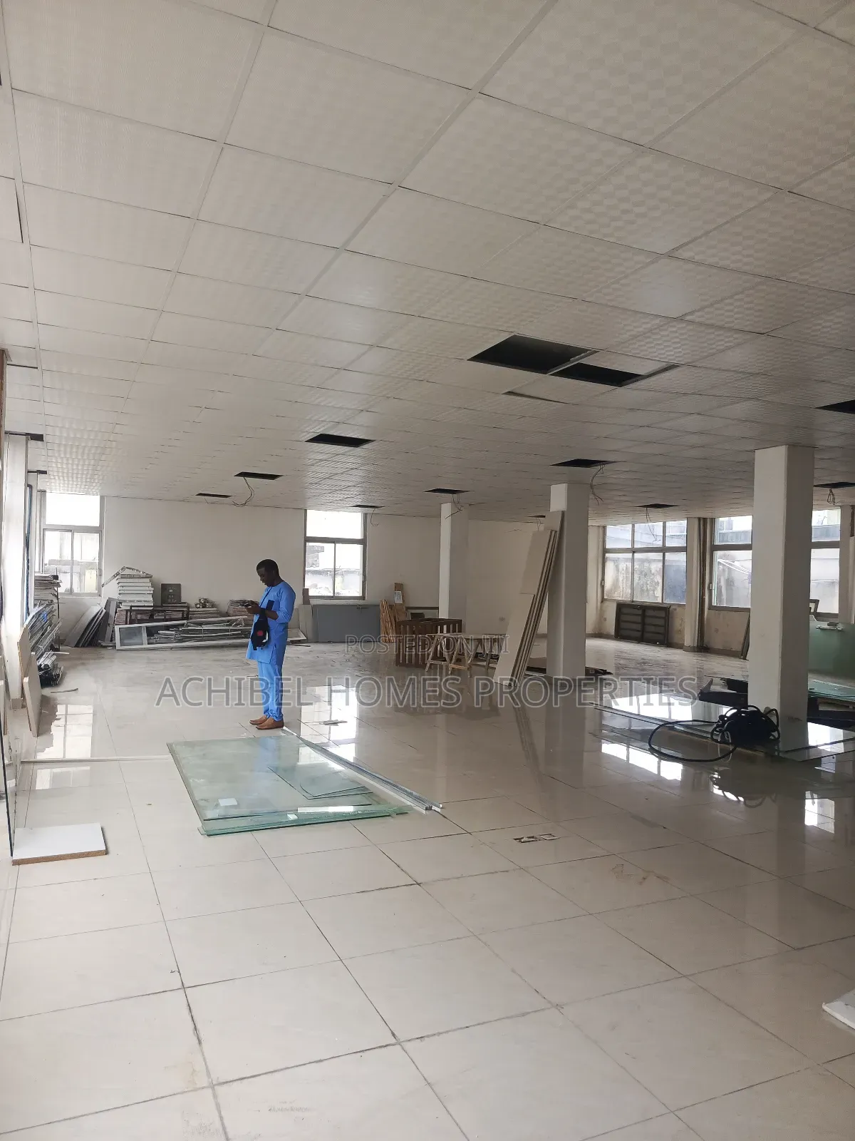 A 300 Square Meter Open Office Space in Victoria Island in Idowu Taylor