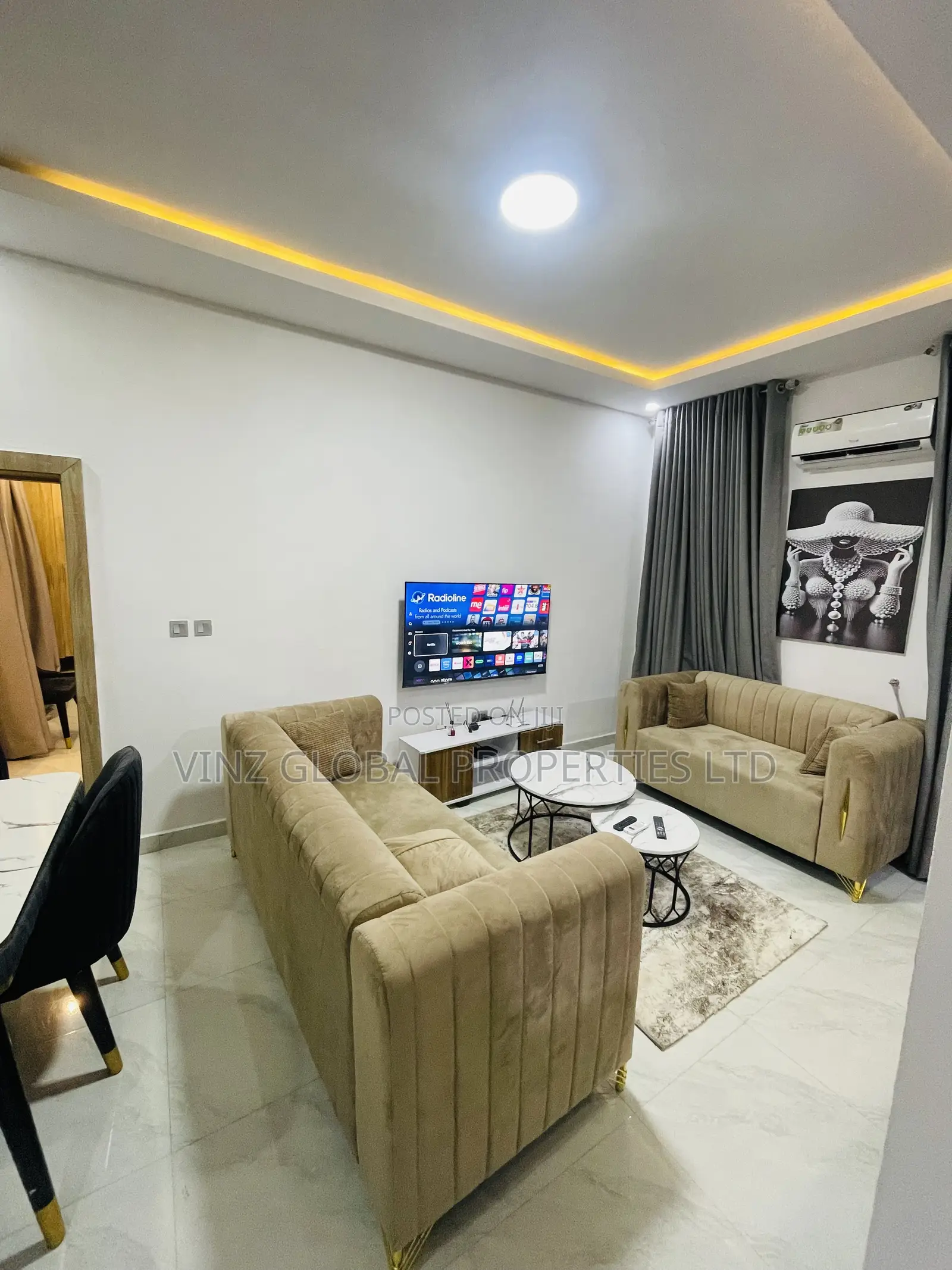 Newly Launched 1 Bedroom Apartment With 24/7 Electricity, Gym Pool in Lekki