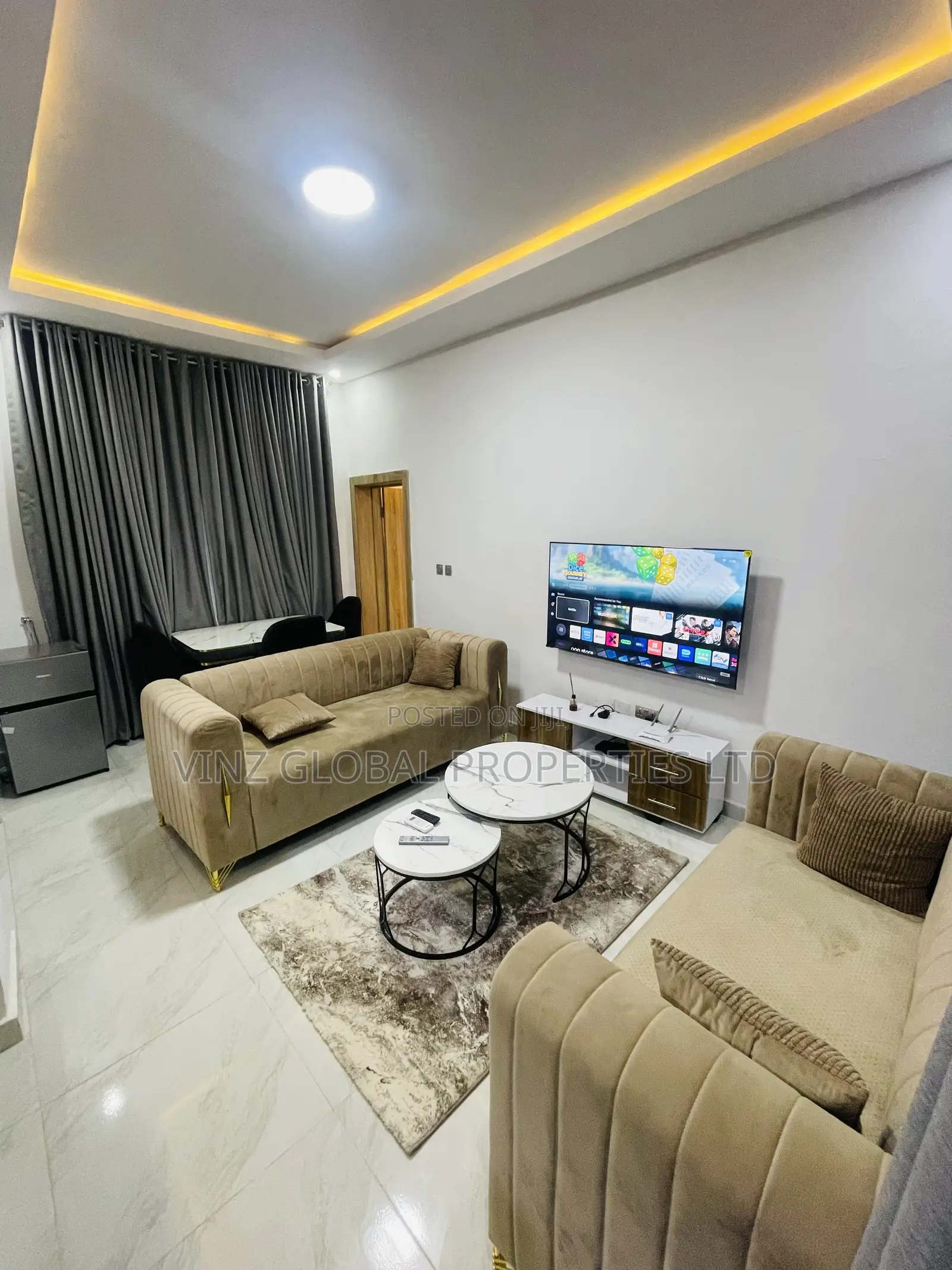 Newly Launched 1 Bedroom Apartment With 24/7 Electricity, Gym Pool in Lekki