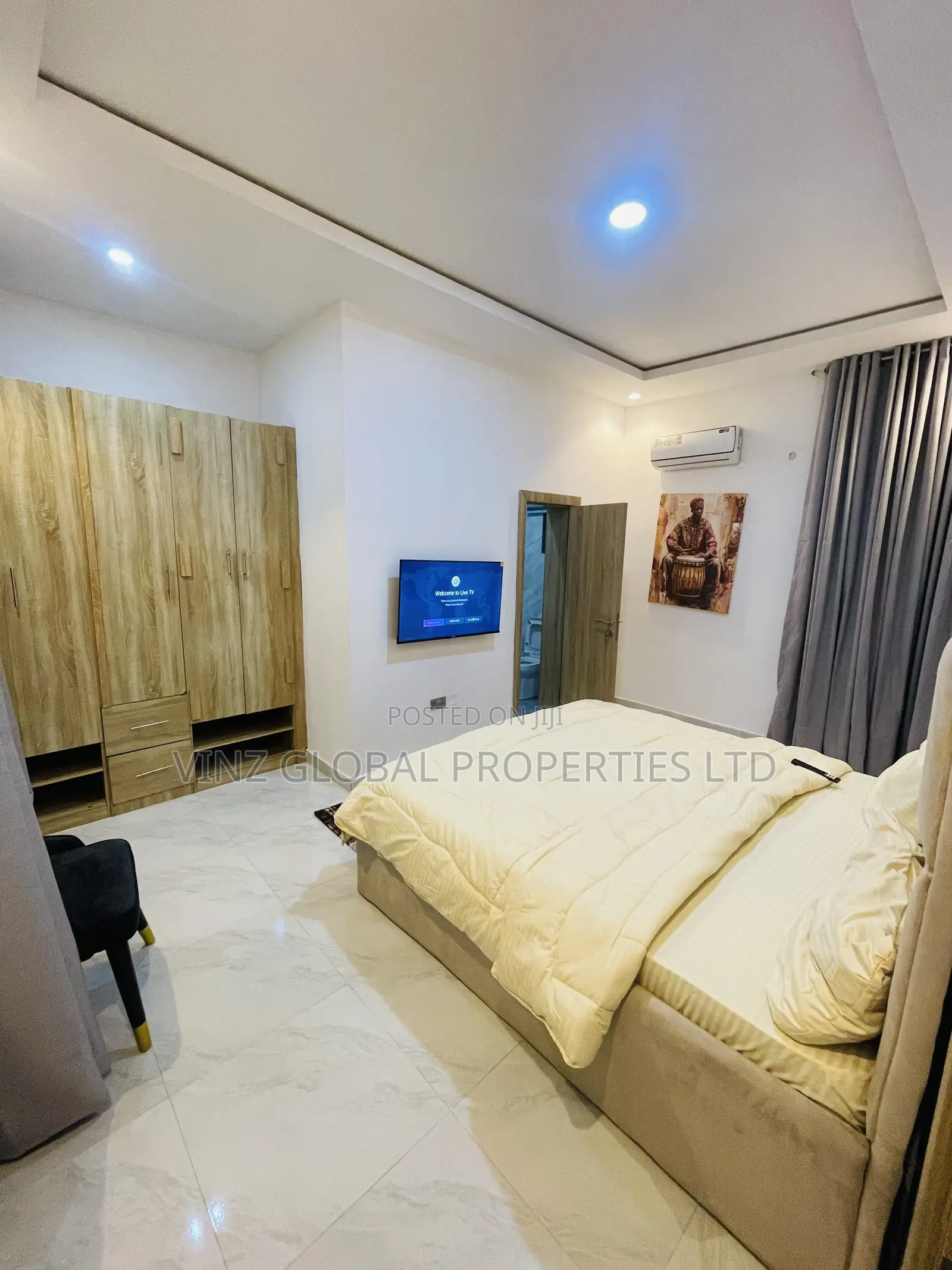 Newly Launched 1 Bedroom Apartment With 24/7 Electricity, Gym Pool in Lekki