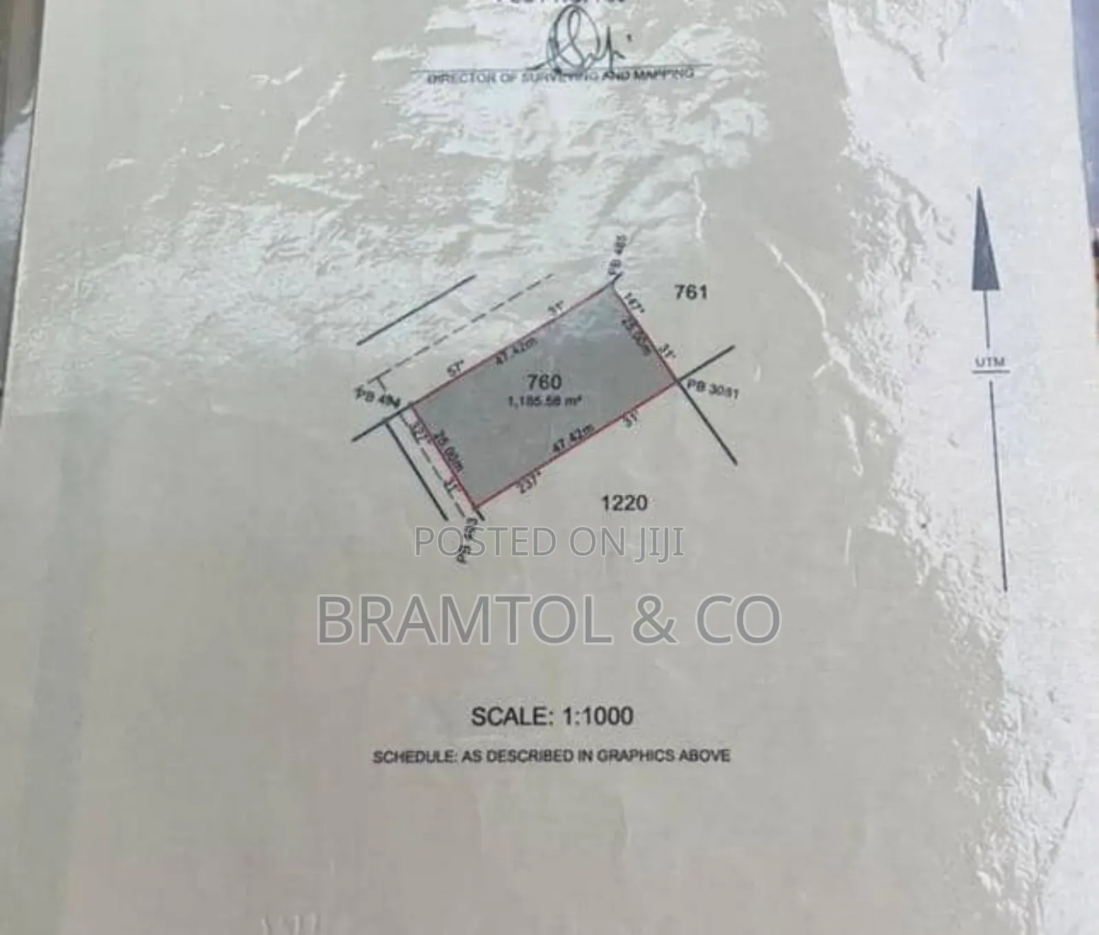 1800sqm Cofo Land, Commercial/Residential Purpose in Lugbe District