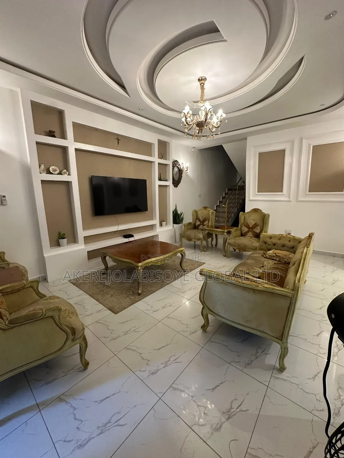 Furnished 3bdrm Duplex in Orchacho Estate for rent in Life Camp