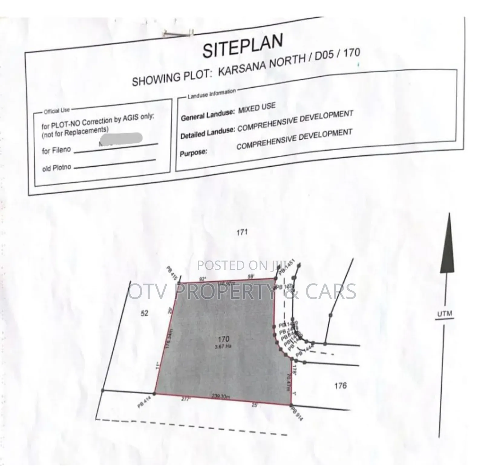 3.67 Hectares of Empty Land at Karsana Abuja in Kubwa