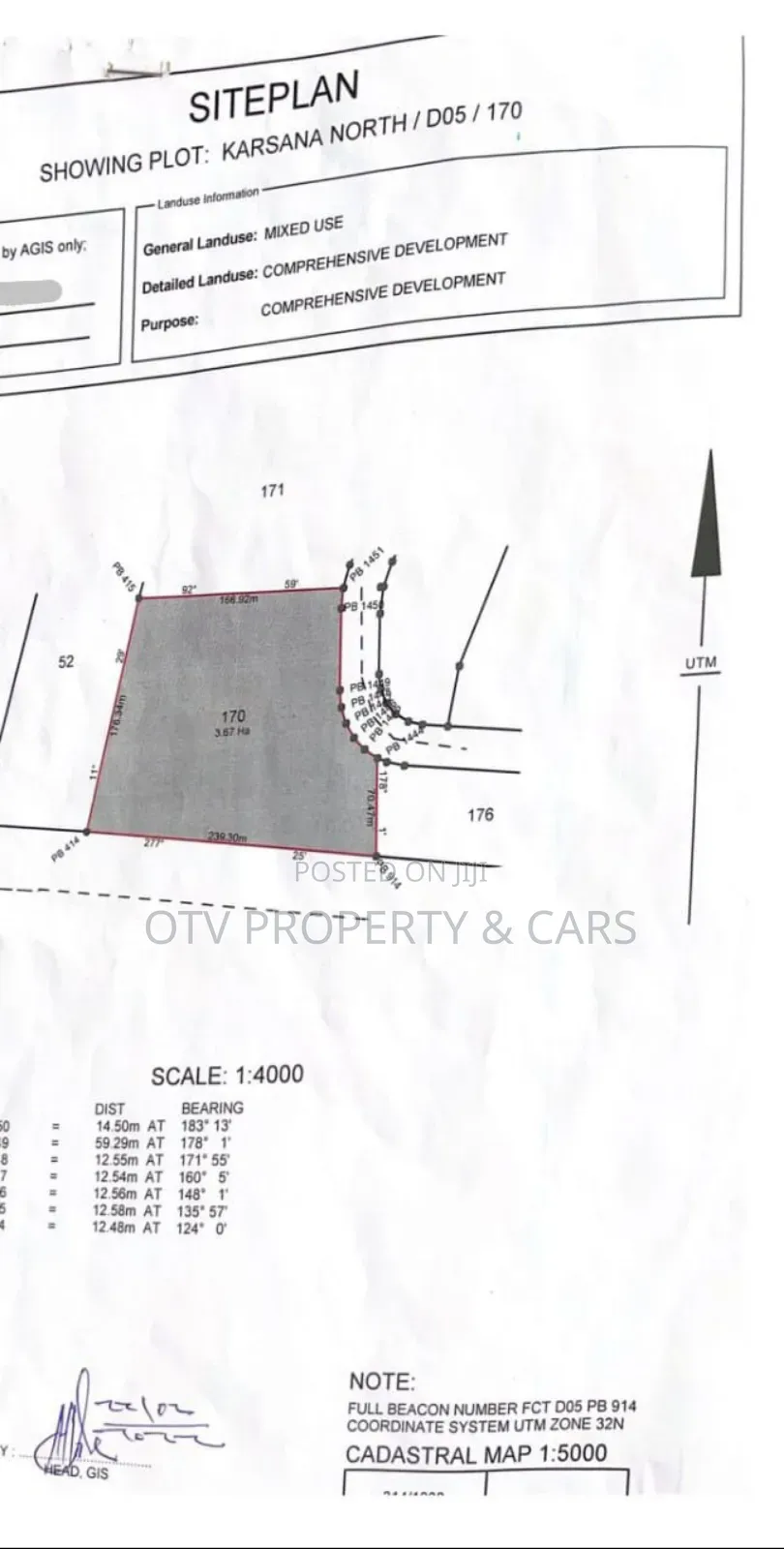 3.67 Hectares of Empty Land at Karsana Abuja in Kubwa