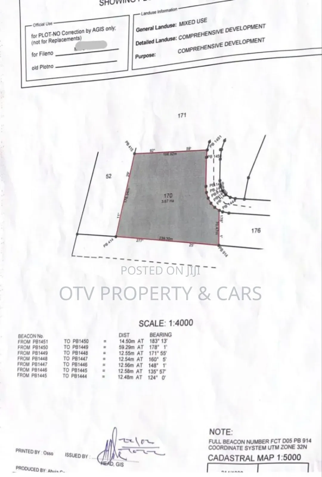3.67 Hectares of Empty Land at Karsana Abuja in Kubwa