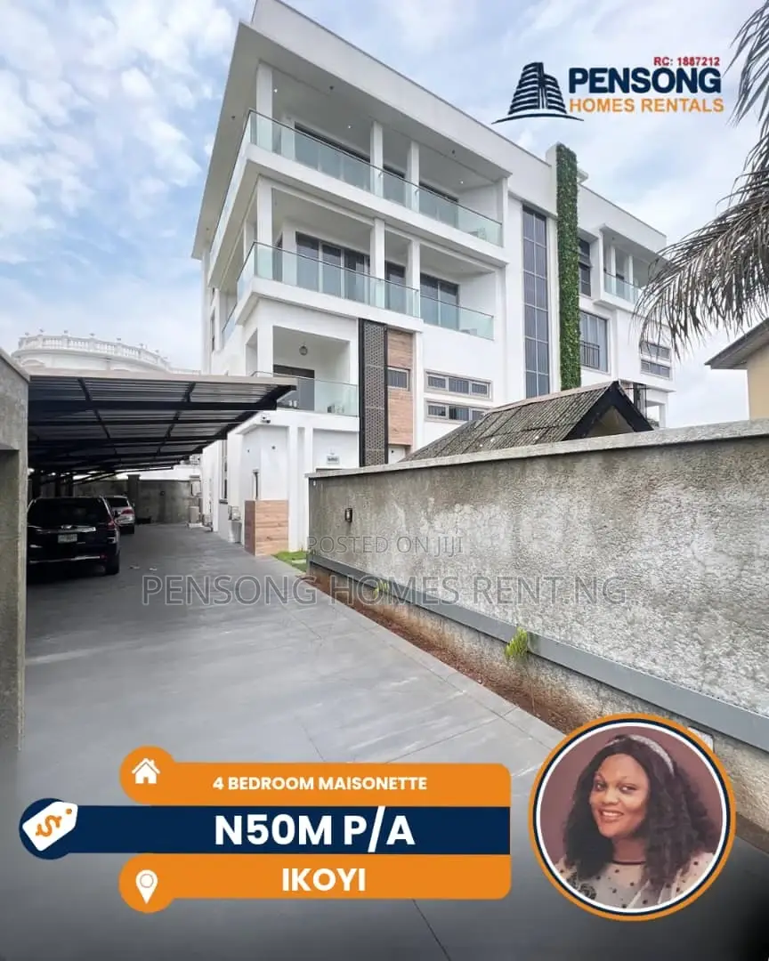 4bdrm Duplex in Ikoyi Lagos for rent in Ikoyi