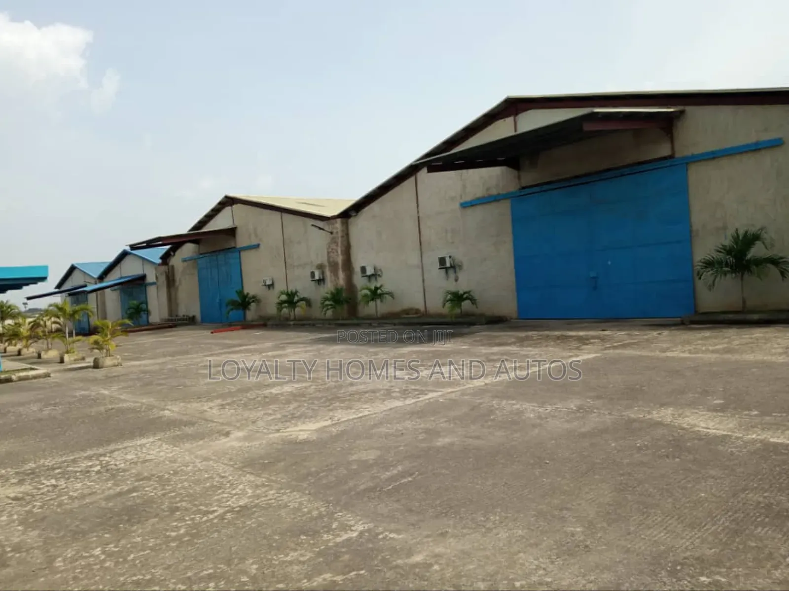 4 Bay Warehouses on 2 and Half Acres Measuring on Land 10000 SQM in Berger