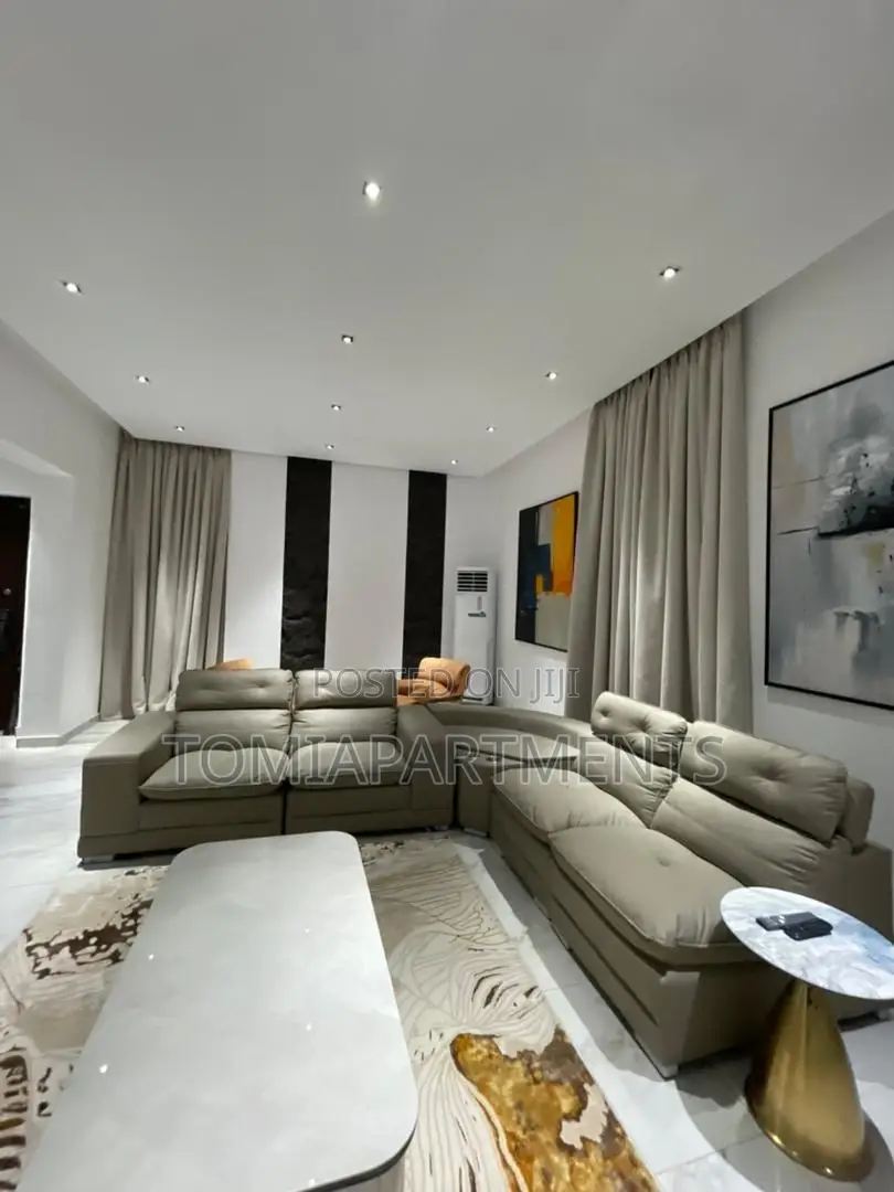 Brand New 4 Bedroom Self Compound Duplex Shortlet With Cinema in Lekki in Ikate