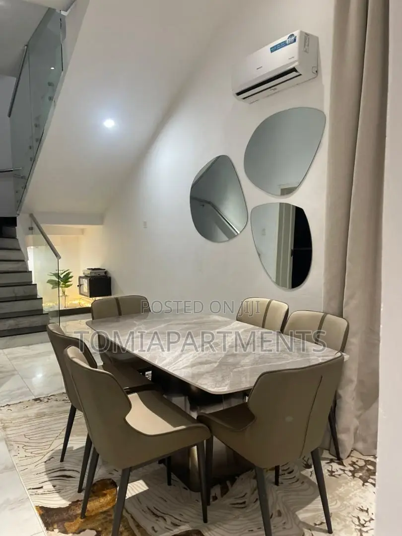Brand New 4 Bedroom Self Compound Duplex Shortlet With Cinema in Lekki in Ikate