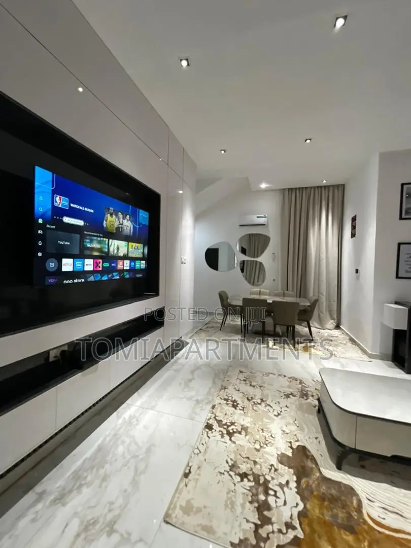 Brand New 4 Bedroom Self Compound Duplex Shortlet With Cinema in Lekki in Ikate