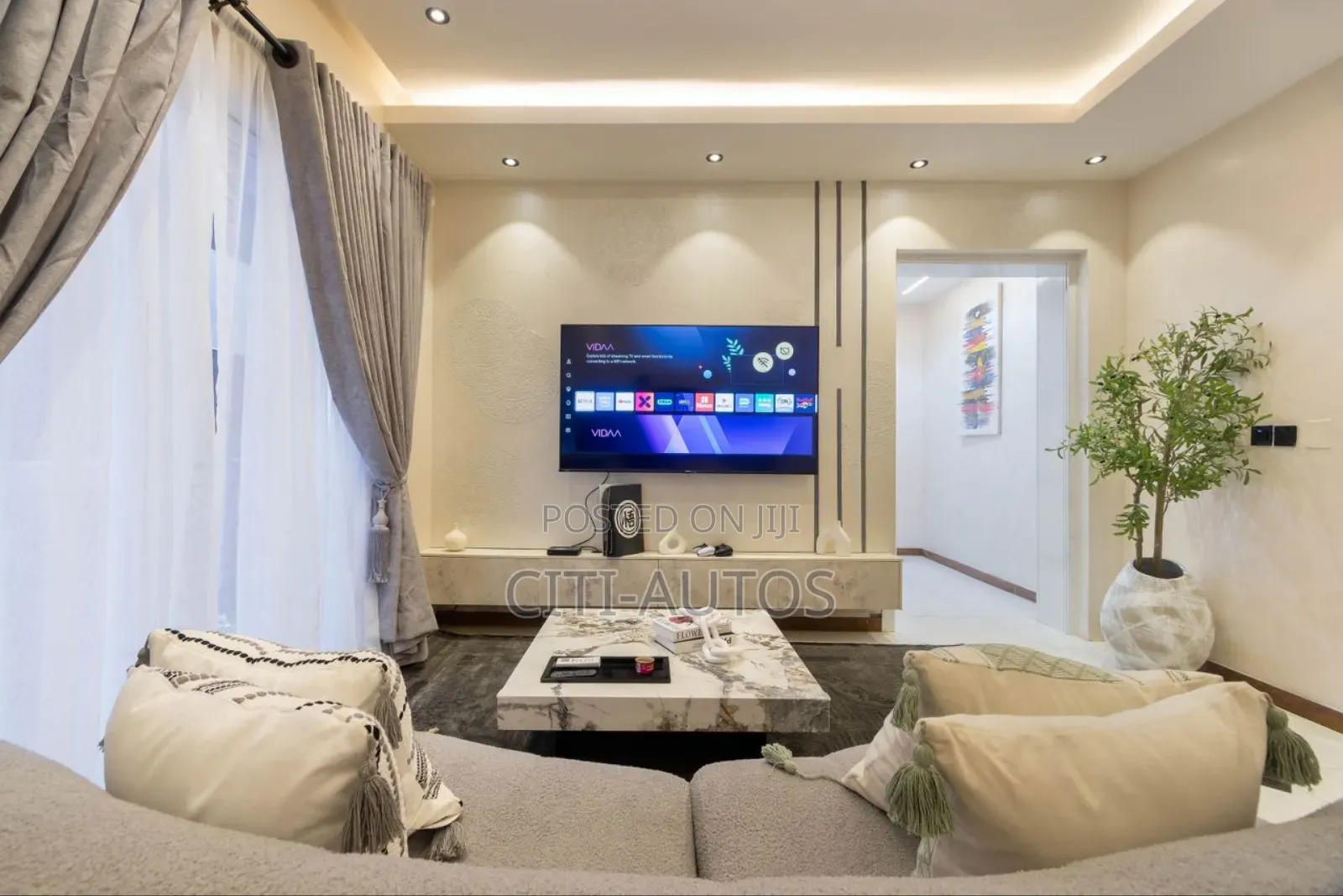 Book This Luxurious One Bedroom Apartment, With a Cinema in Lekki Phase 1