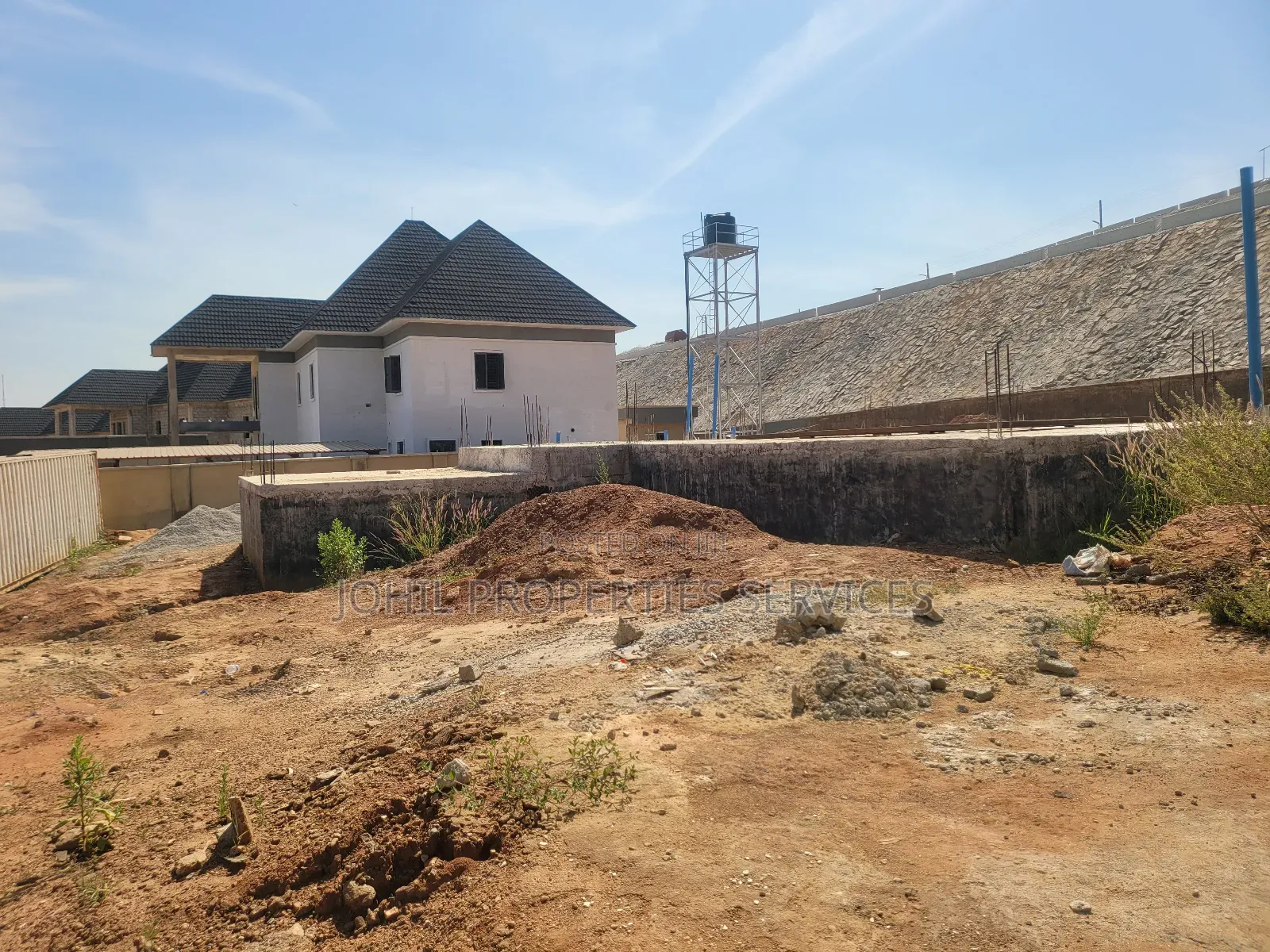 1000sqm Land With DPC for Sale Solidly Built for 5 or 6 Bed Detached in Asokoro