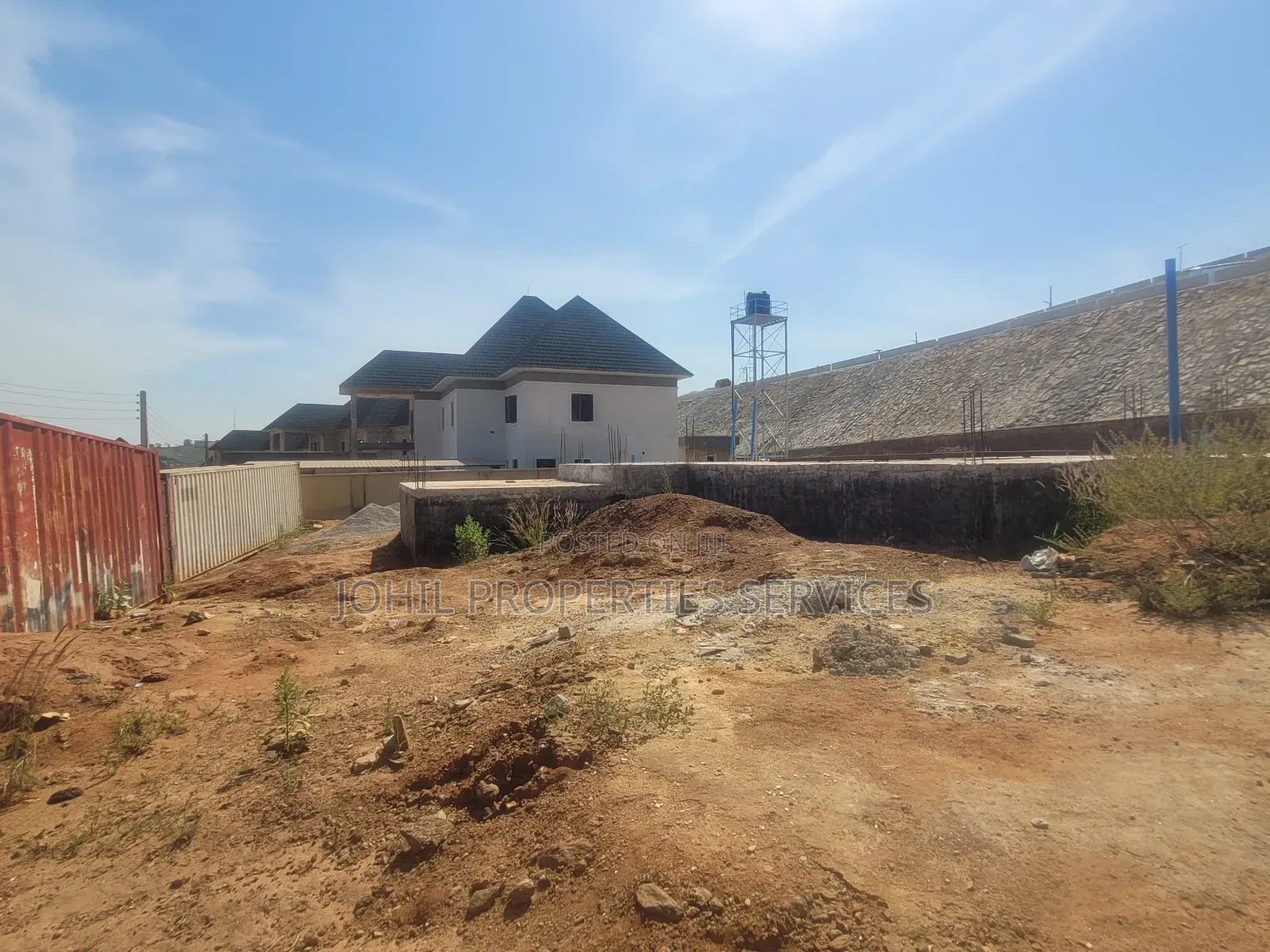 1000sqm Land With DPC for Sale Solidly Built for 5 or 6 Bed Detached in Asokoro
