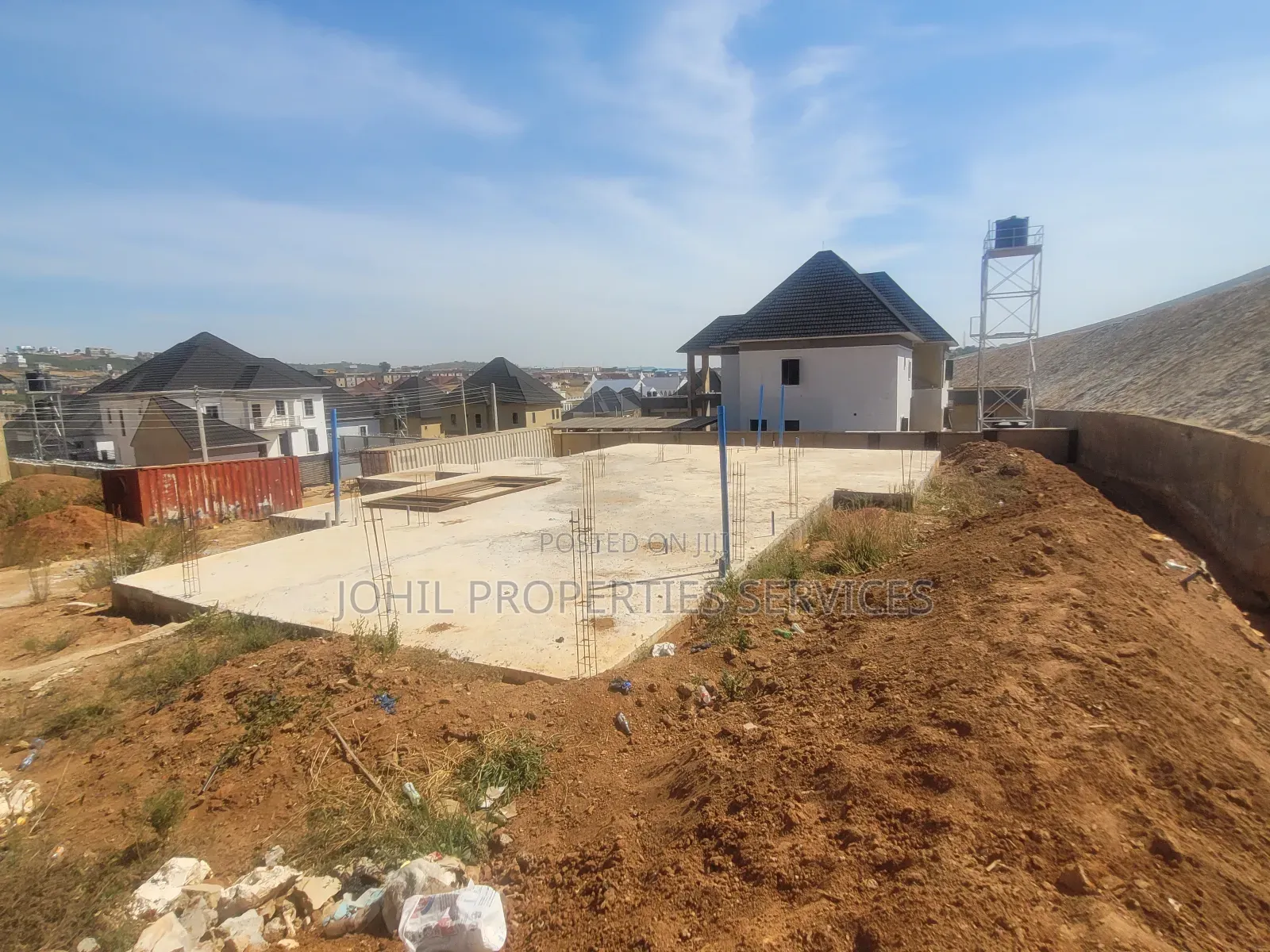 1000sqm Land With DPC for Sale Solidly Built for 5 or 6 Bed Detached in Asokoro