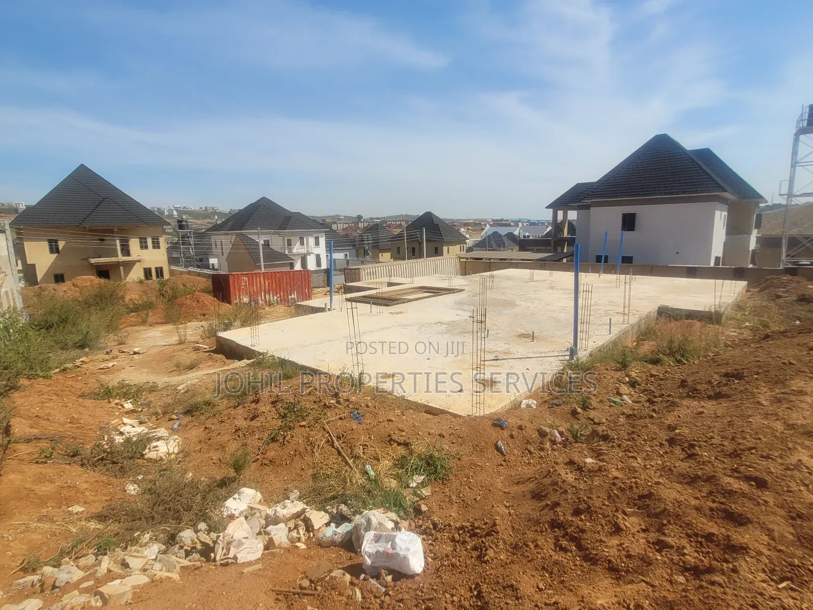 1000sqm Land With DPC for Sale Solidly Built for 5 or 6 Bed Detached in Asokoro