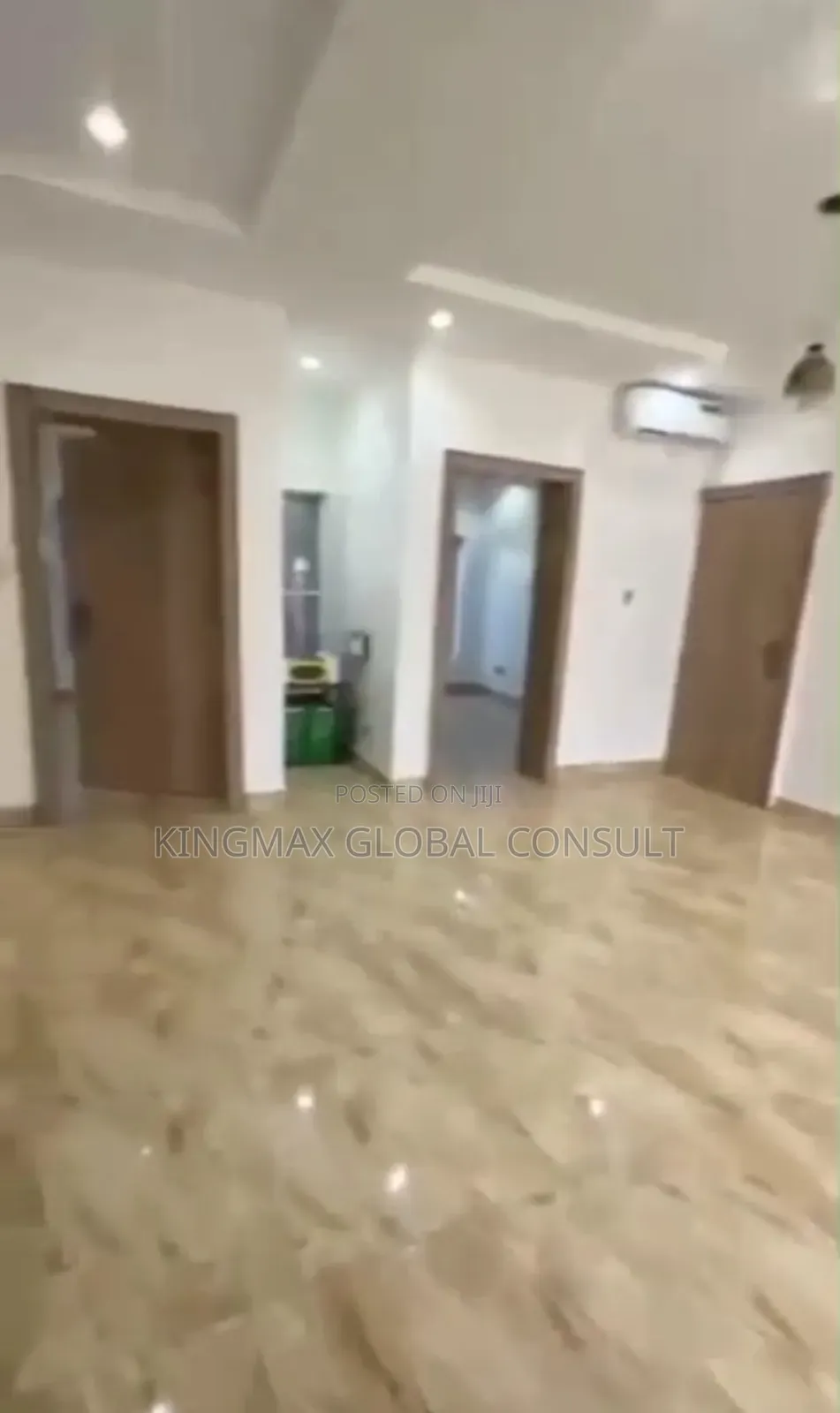 3-Bedroom Apartment 
 Fully Fitted With:
 • Air Conditioners
 • in Maitama