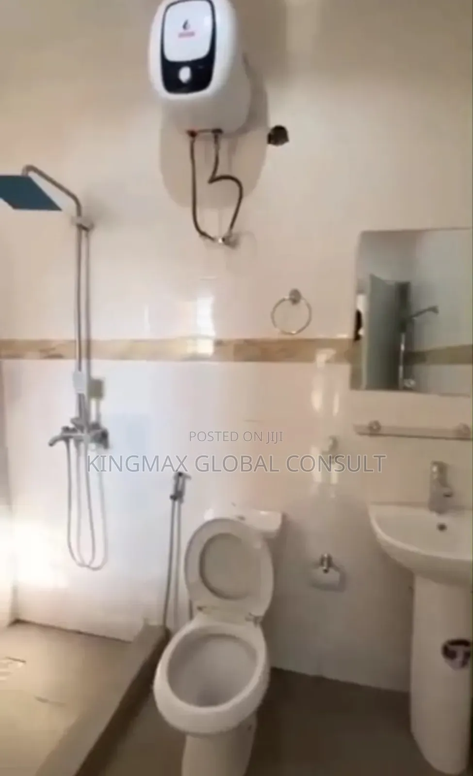 3-Bedroom Apartment 
 Fully Fitted With:
 • Air Conditioners
 • in Maitama