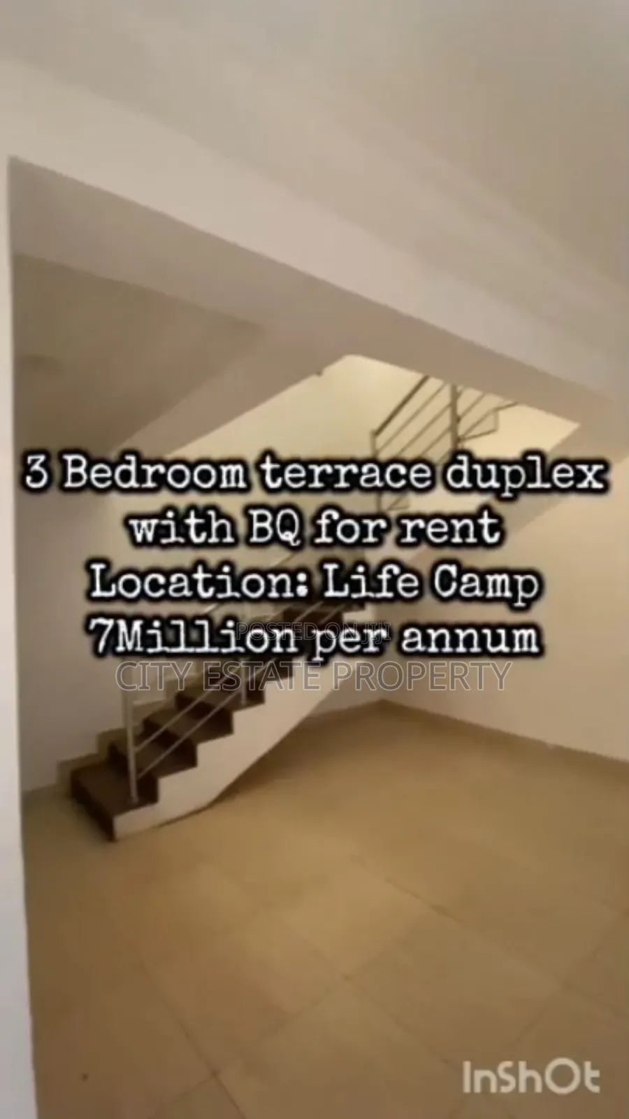3bdrm Duplex in City Estate, Life Camp for rent in Life Camp