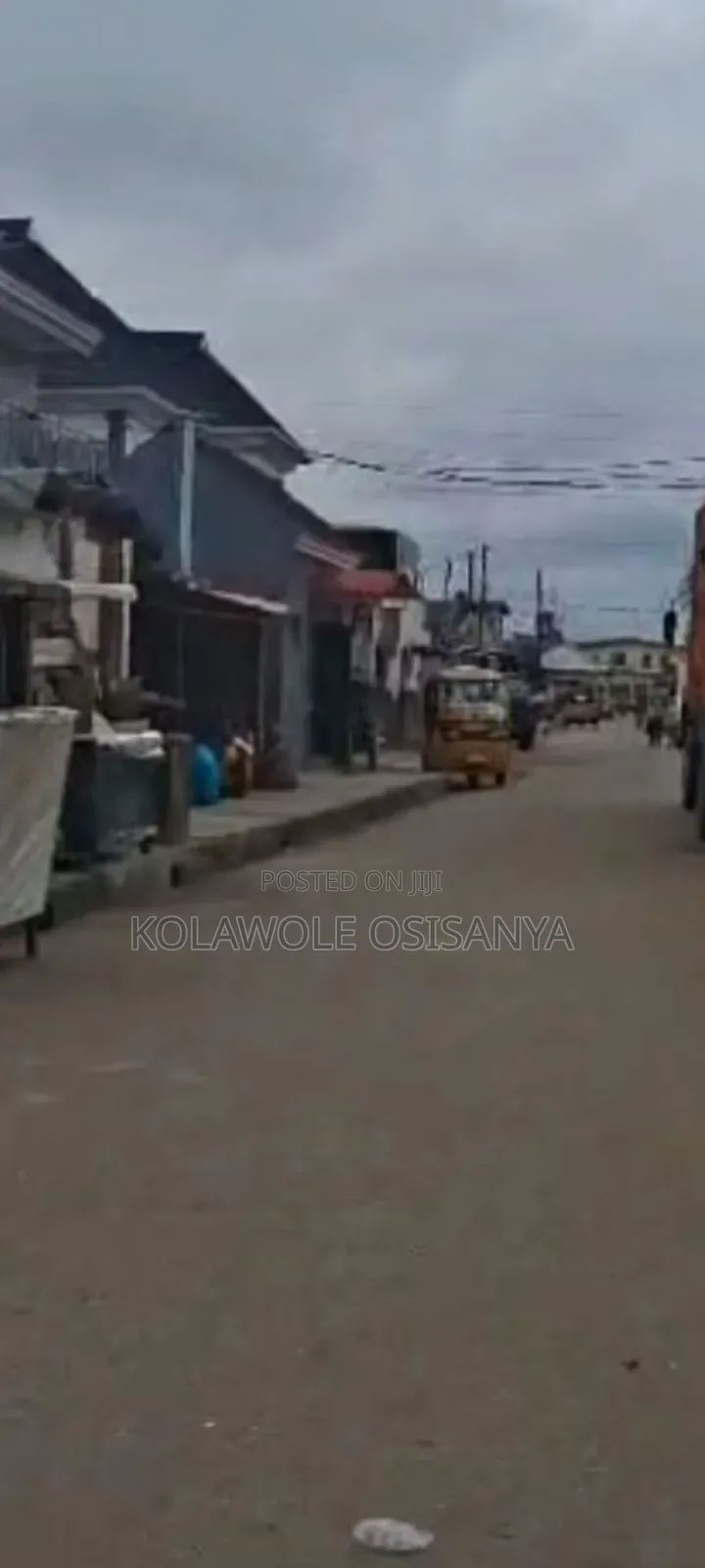 Commercial One and Half Plot in a Strategic Location in Ogunlana