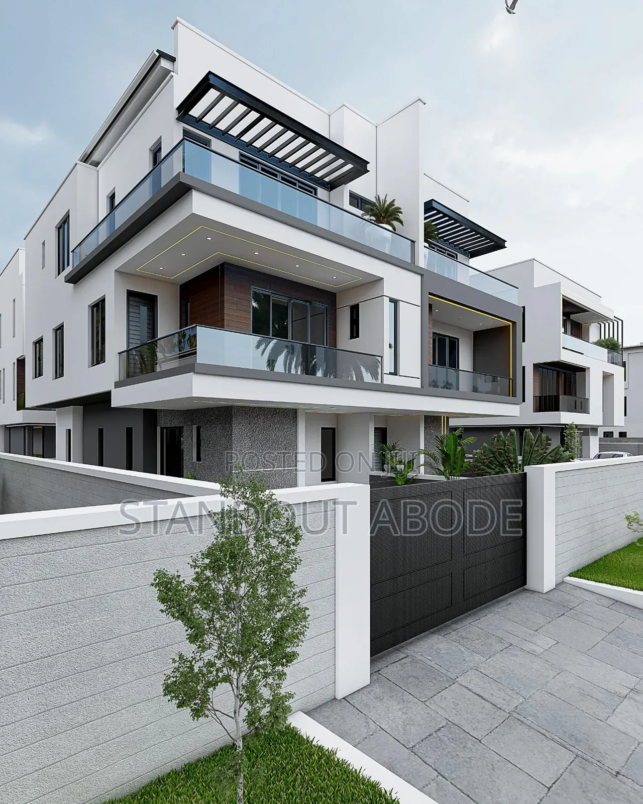4bdrm Duplex in In A Secure Location, Adeniyi Jones for sale in Adeniyi Jones