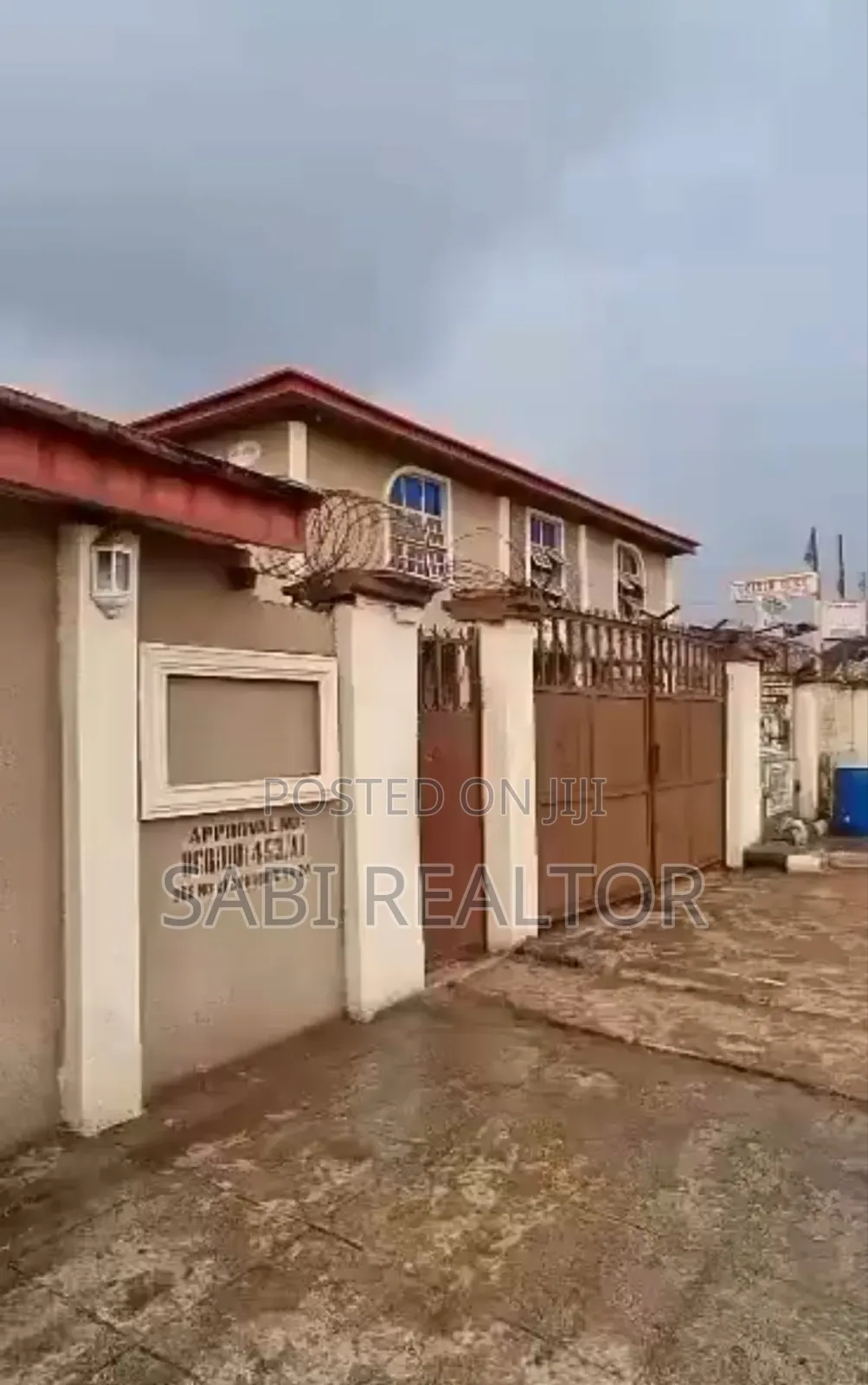 28 Rooms Hotel With 3 Big Halls on 3 Plots of Land at Baruwa Ipaja in Baruwa