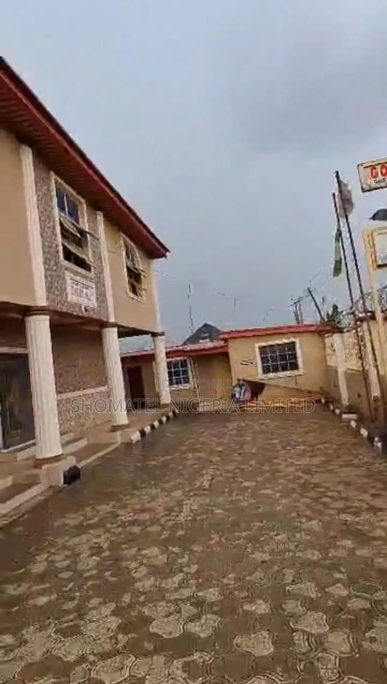 Hotel for Sale in Baruwa Ipaja Lagos State on a Tiled Road in Baruwa