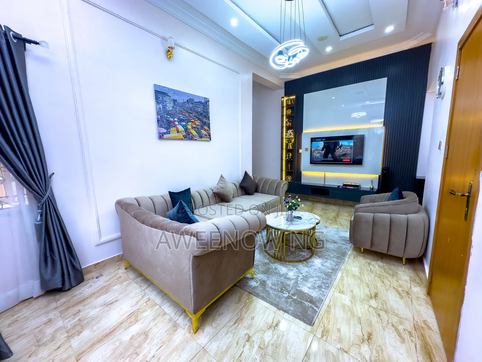 3 Bedroom Flat FRNK in GRA Phase 2 Shangisha